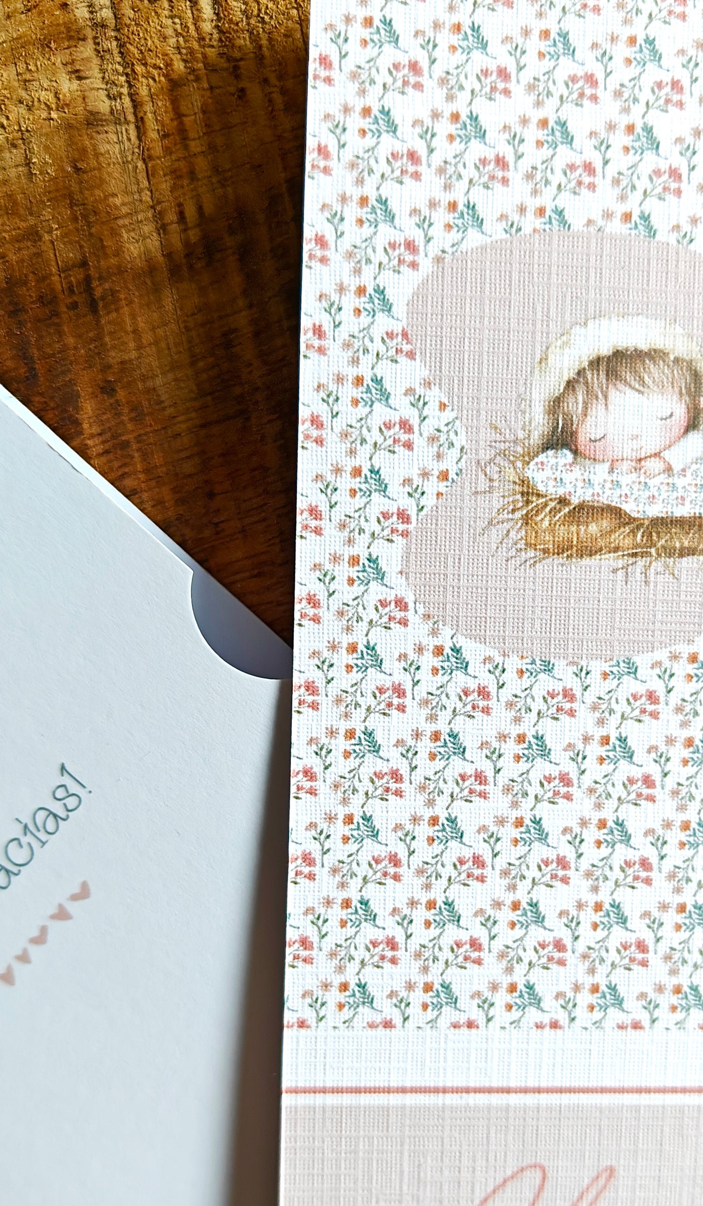 Recordatorio / Punto de libro personalizado Bautizo COLECCIÓN BABY GIRL
