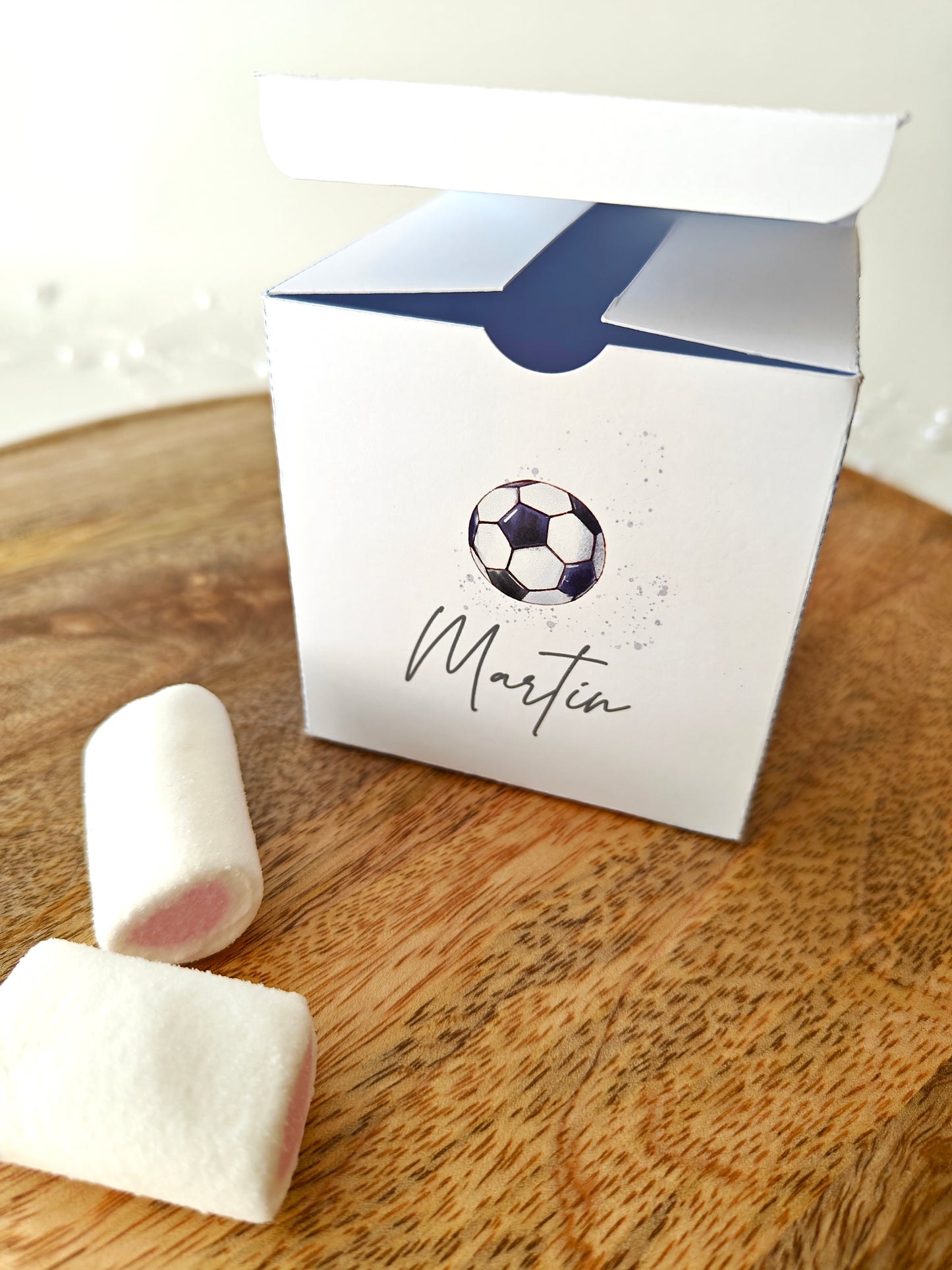 Caja sorpresa personalizada Comunión COLECCIÓN FUTBOL
