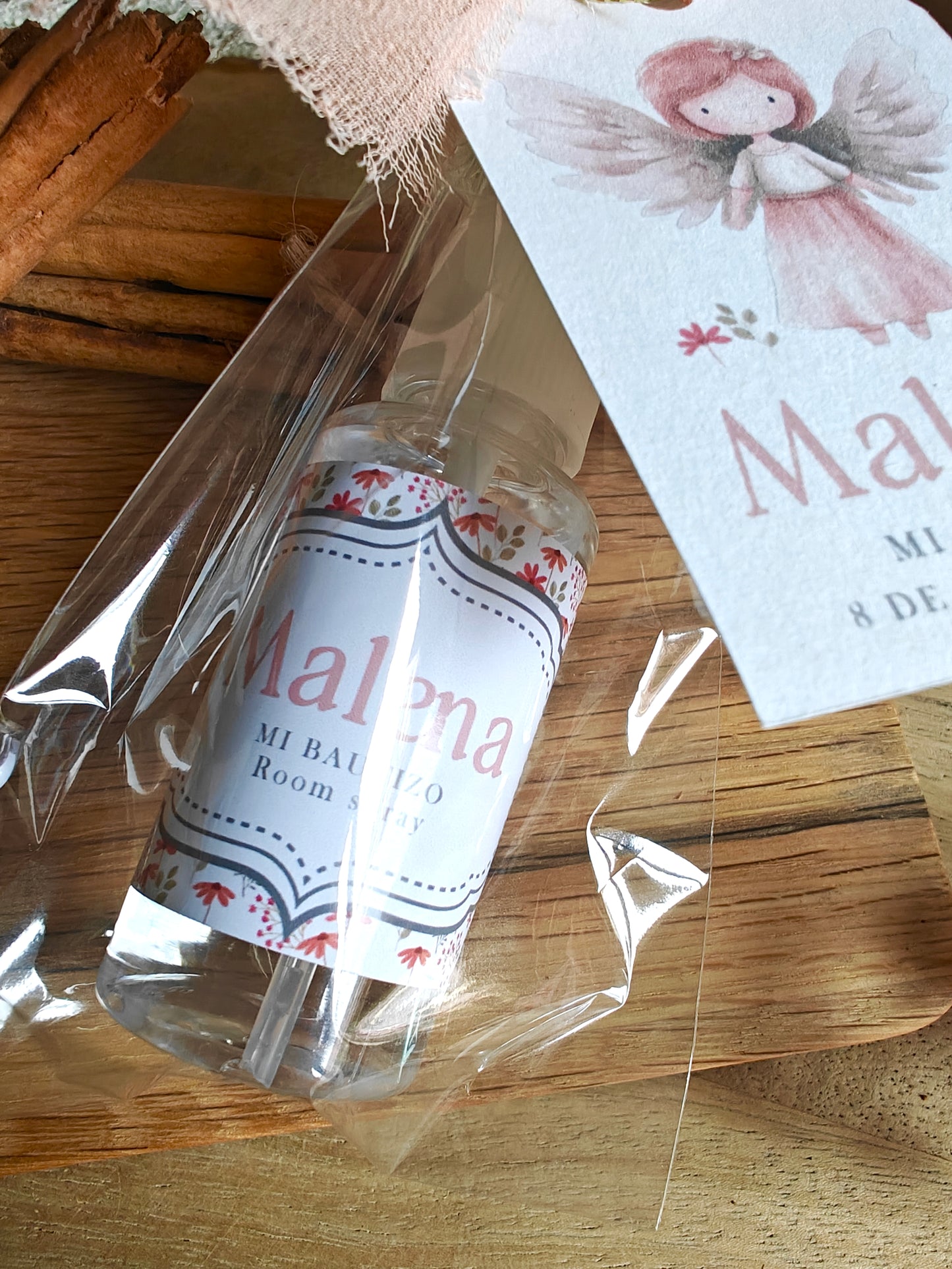 Spray para ambiente personalizado Bautizo COLECCION ANGELITO