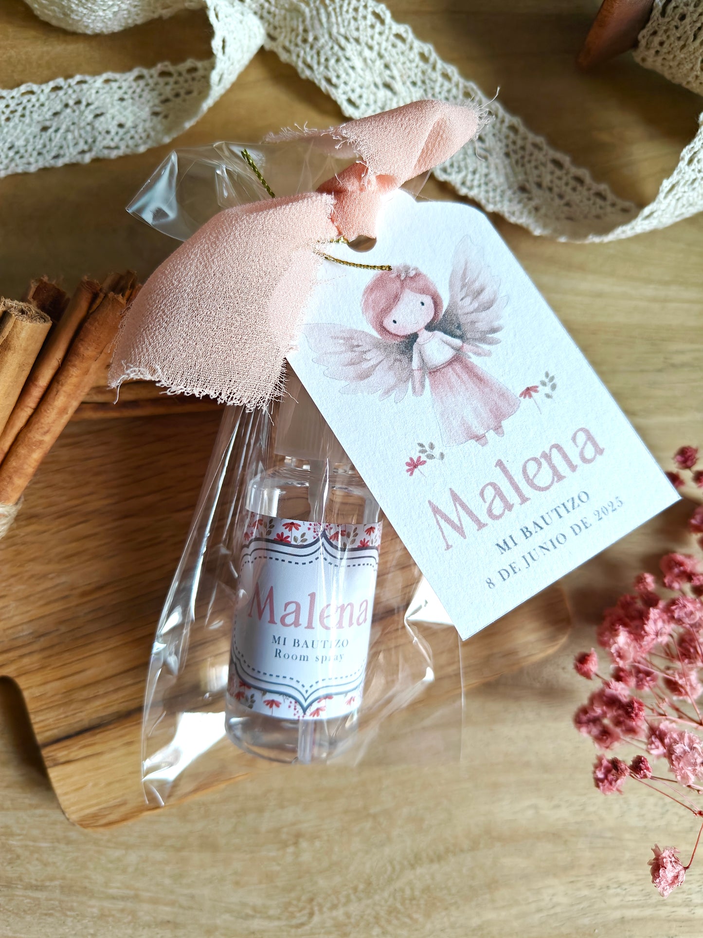 Spray para ambiente personalizado Bautizo COLECCION ANGELITO