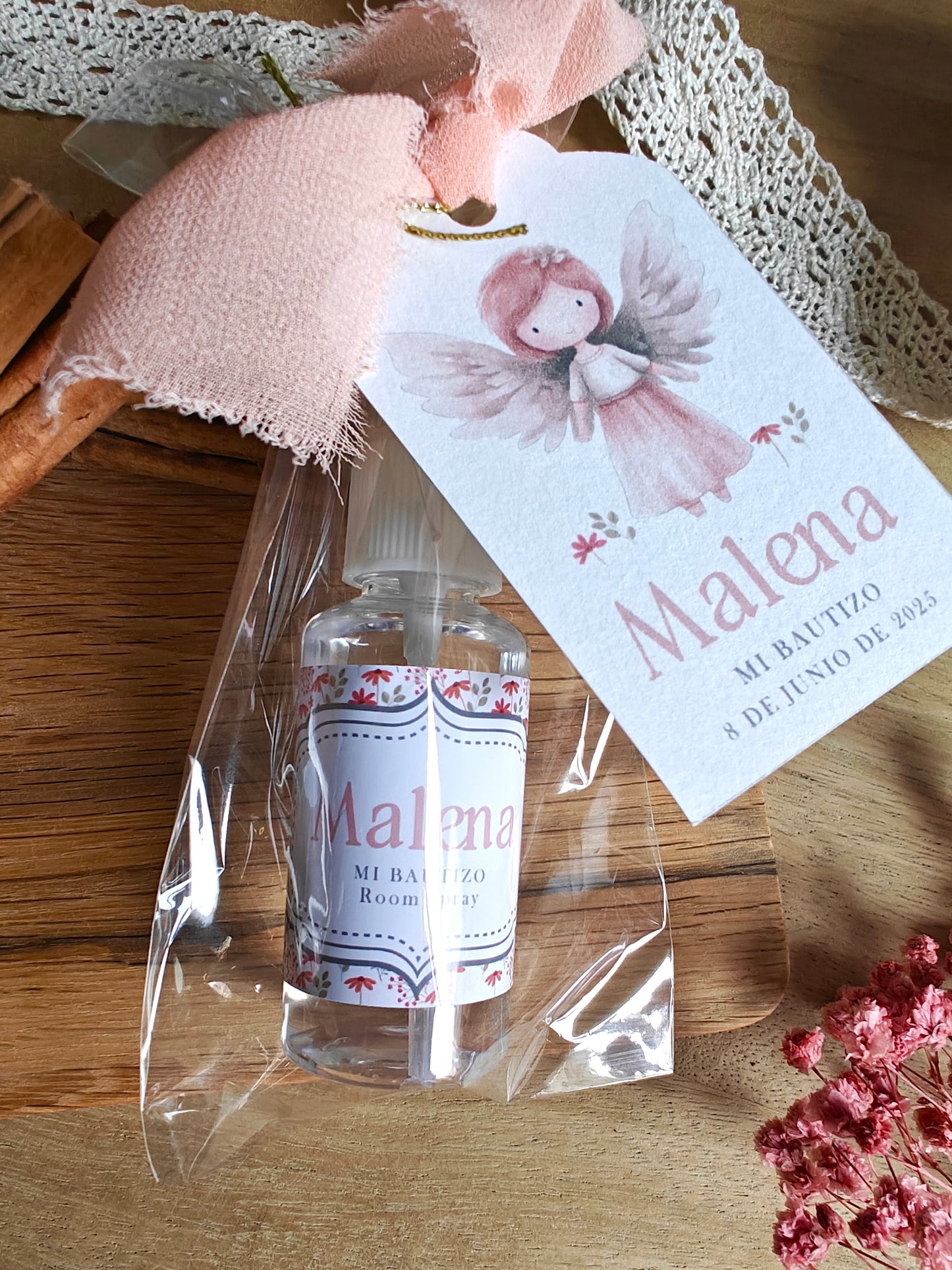 Spray para ambiente personalizado Bautizo COLECCION ANGELITO