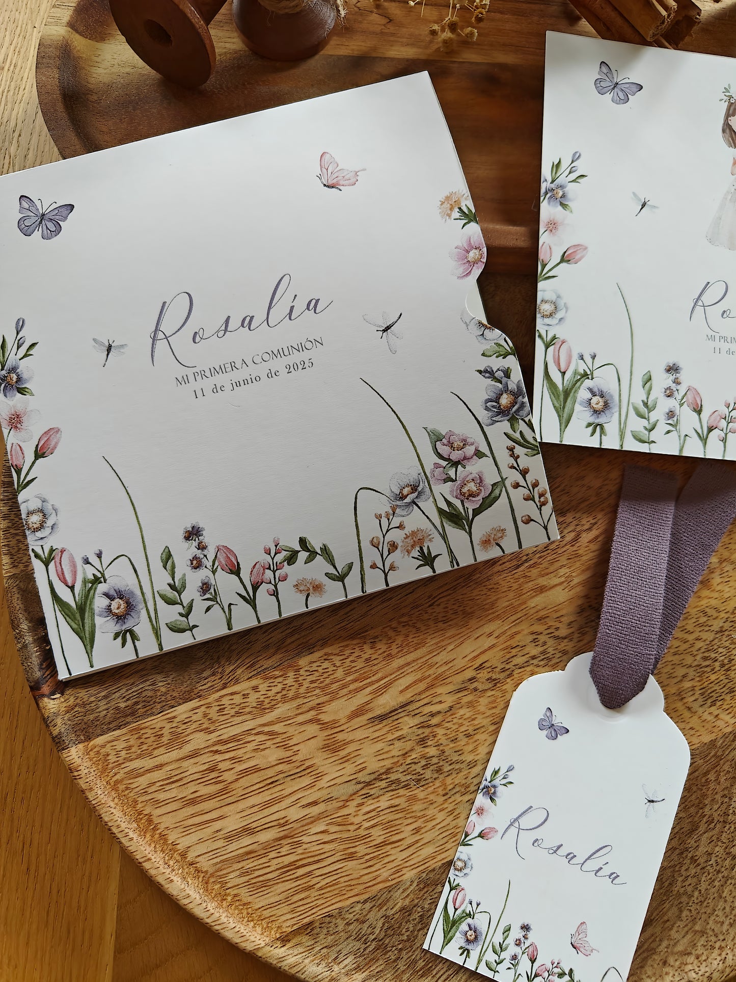 Pack Etiquetas personalizadas Comunión COLECCIÓN TAORMINA