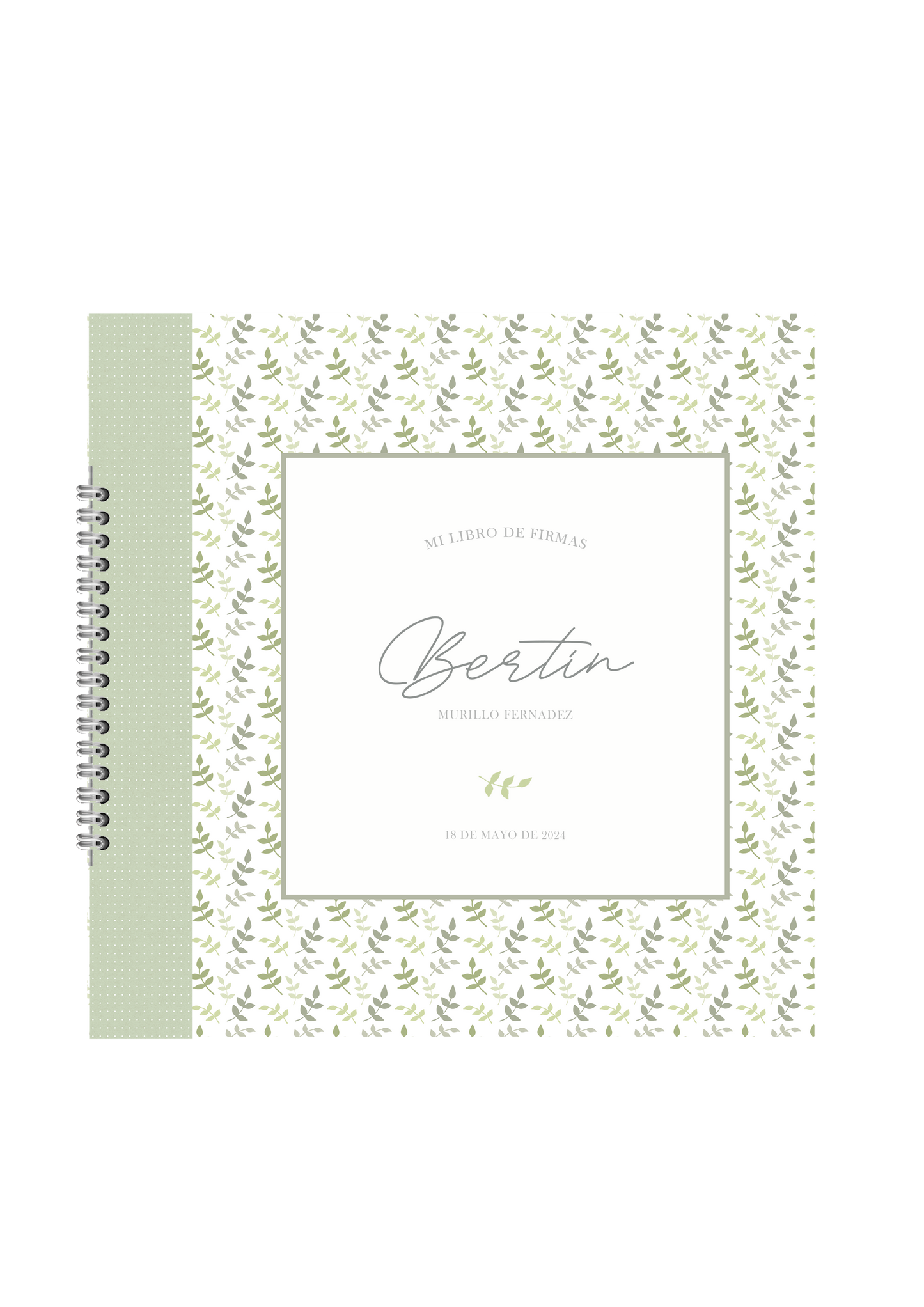 Libro de firmas personalizado Primera Comunión