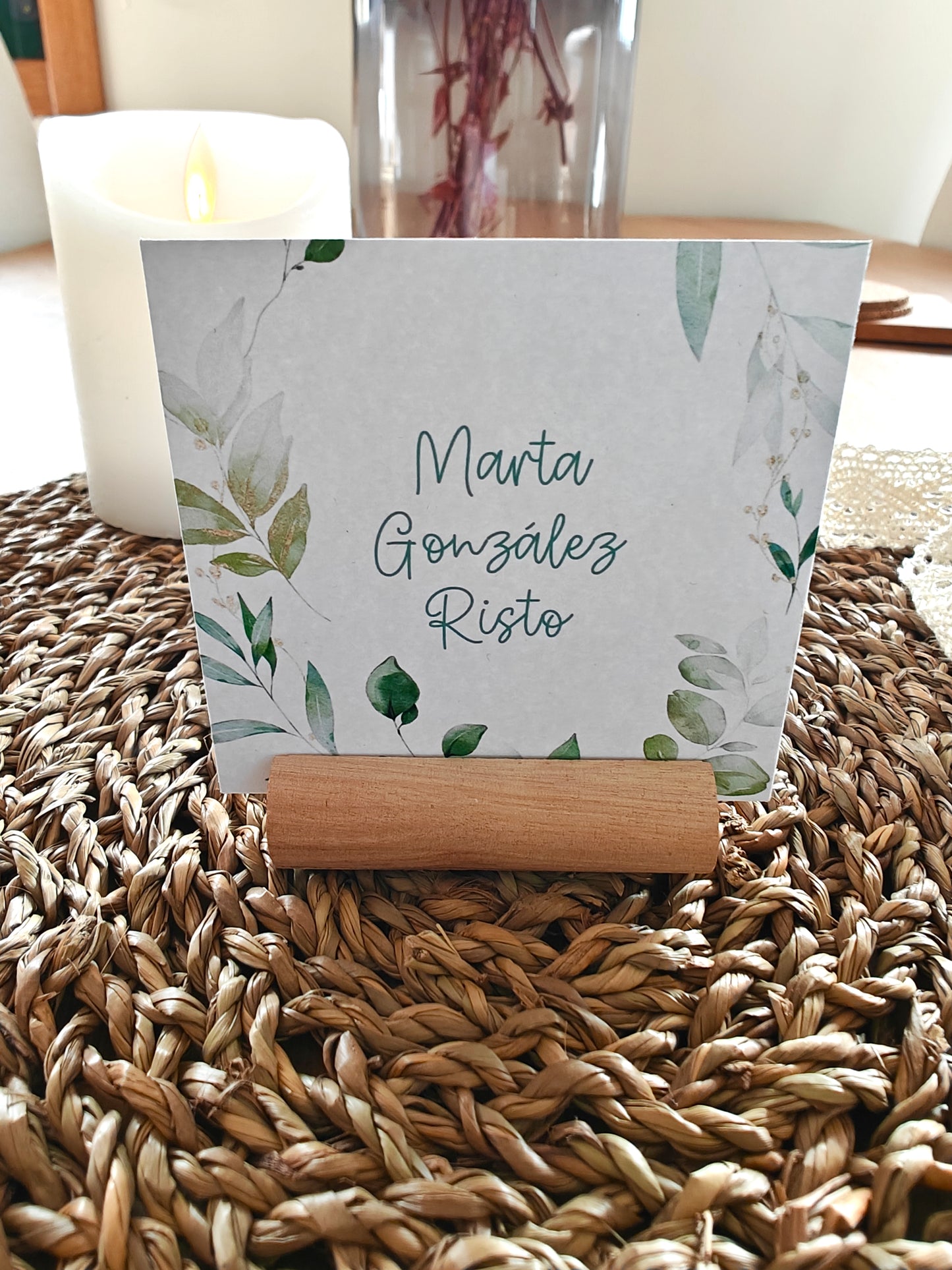 Pack Posición de mesa o place card personalizado Comunión COLECCIÓN VERONA