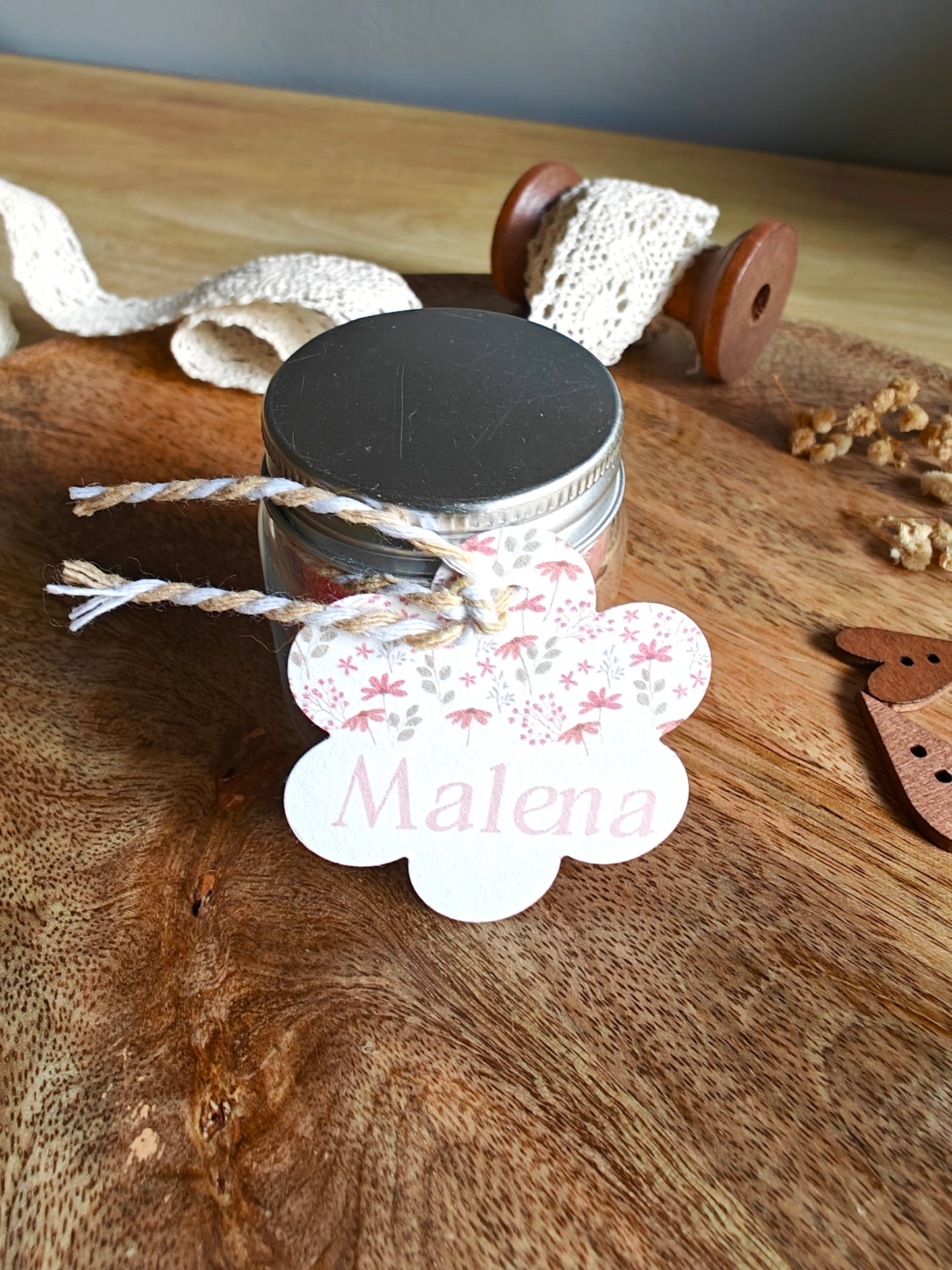 Tarro dulce con etiqueta personalizado Bautizo COLECCIÓN ANGELITO