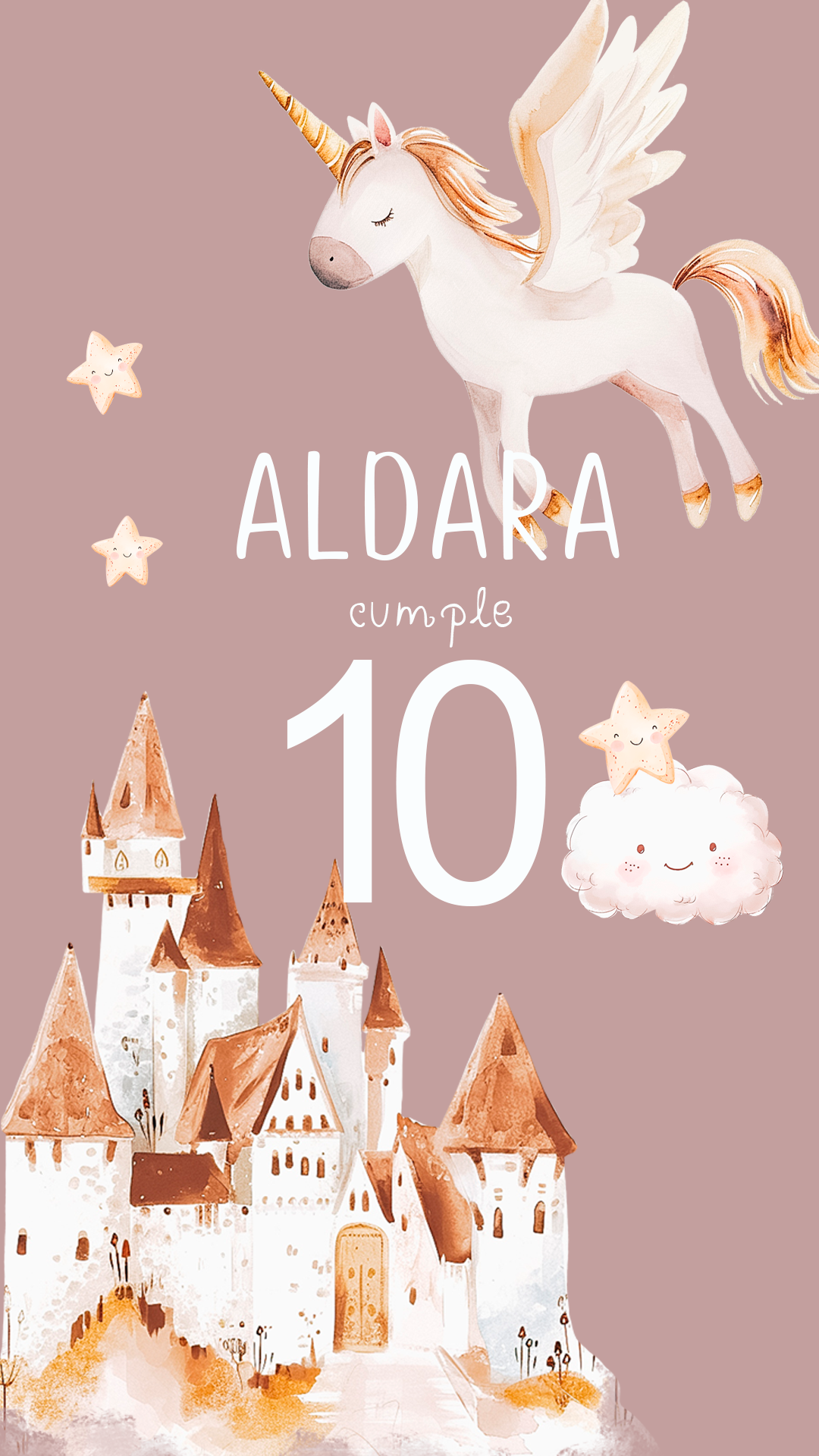 Invitación digital personalizada cumpleaños y festejos