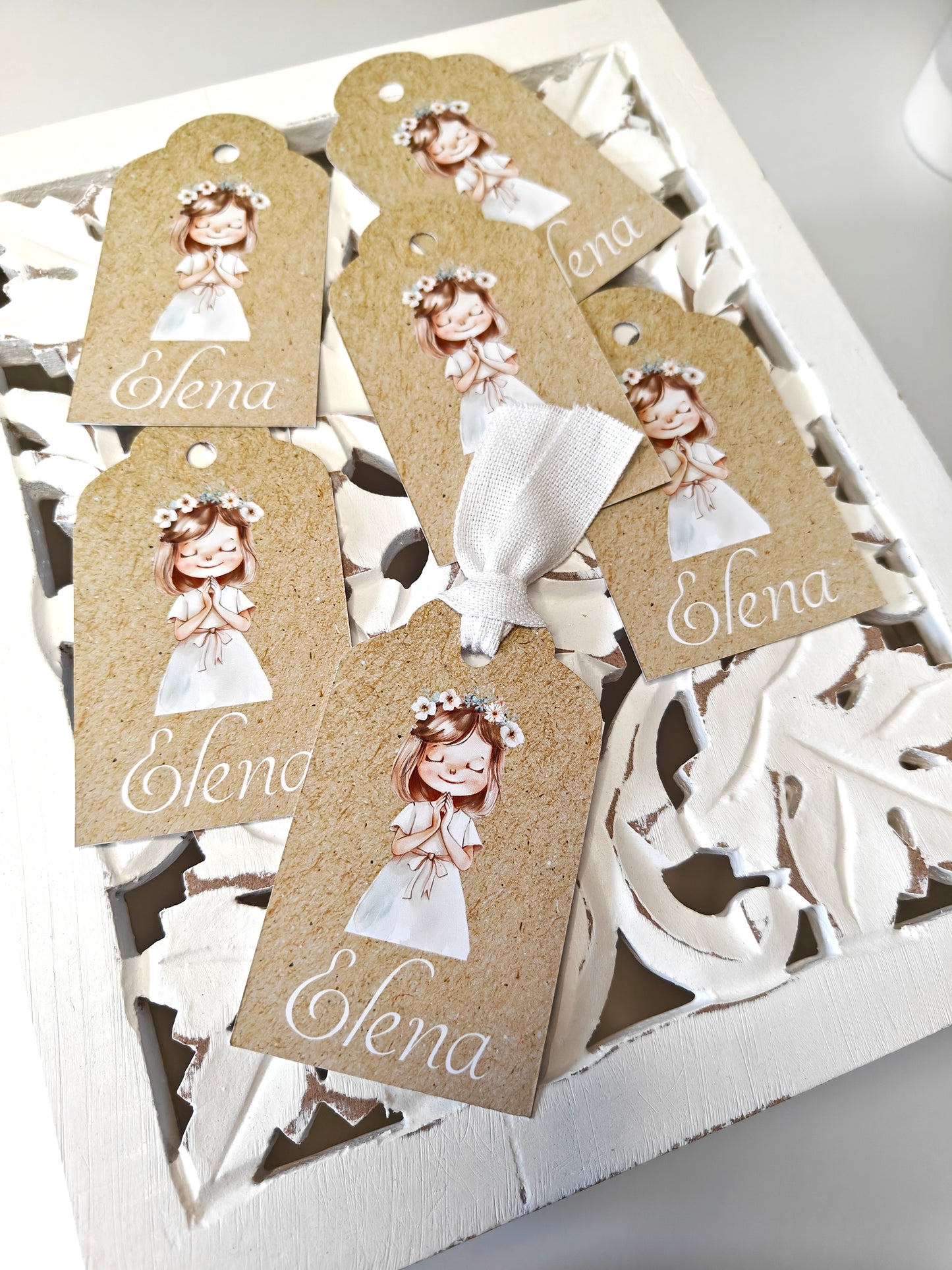 Pack x 15 Etiquetas personalizadas Comunión COLECCIÓN FOREST