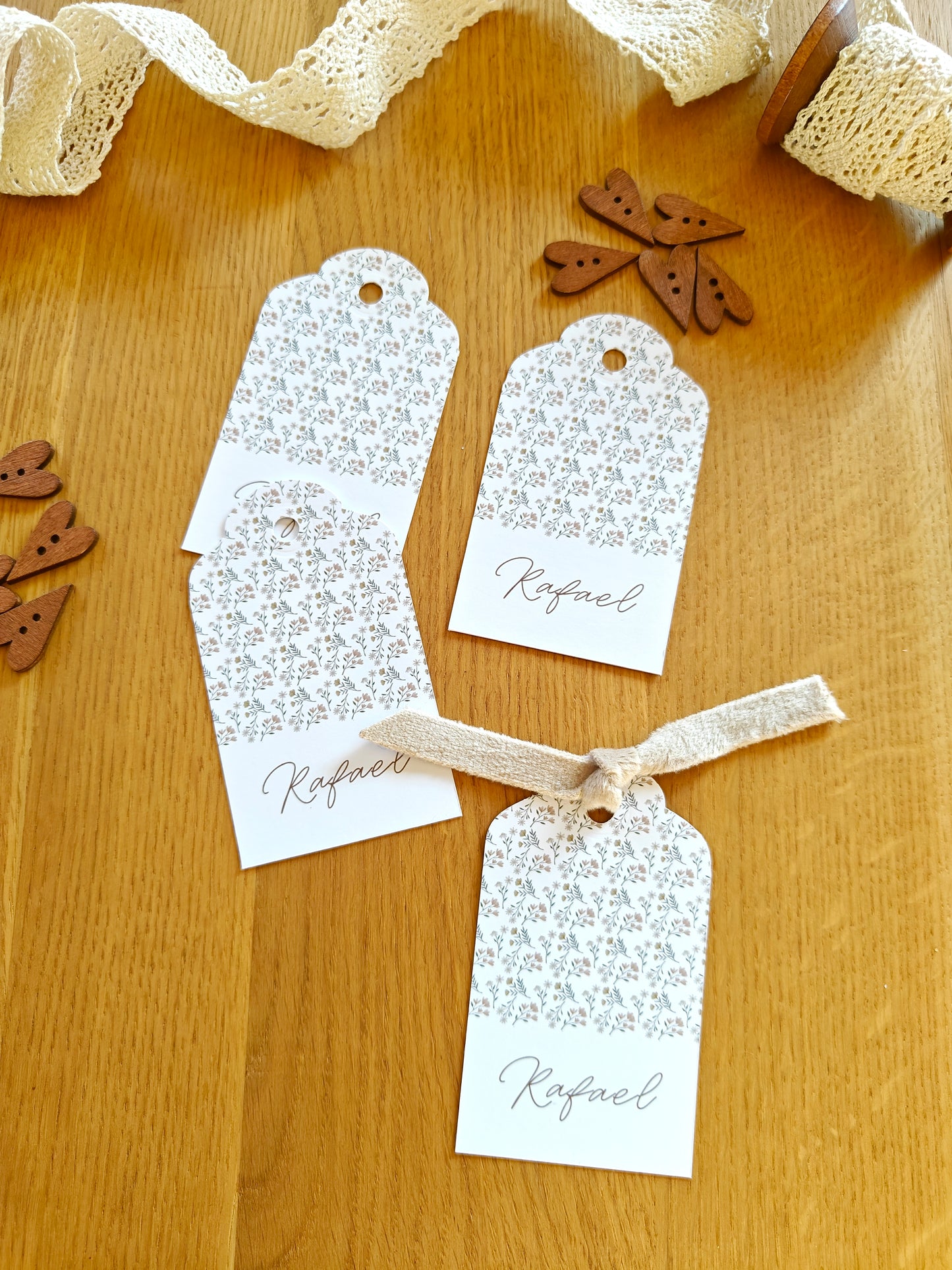 Pack x 15 Etiquetas personalizadas Bautizo COLECCIÓN BARI