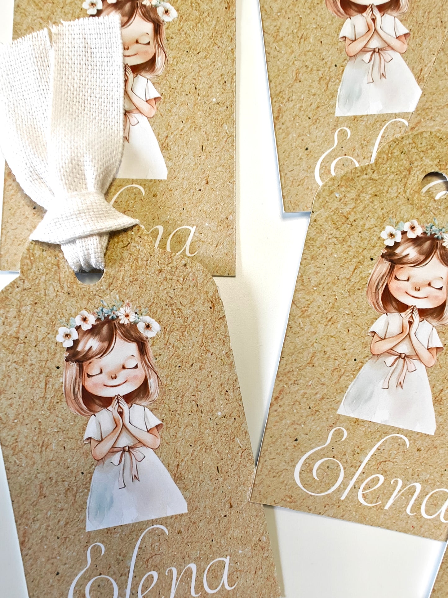 Pack x 15 Etiquetas personalizadas Comunión COLECCIÓN FOREST