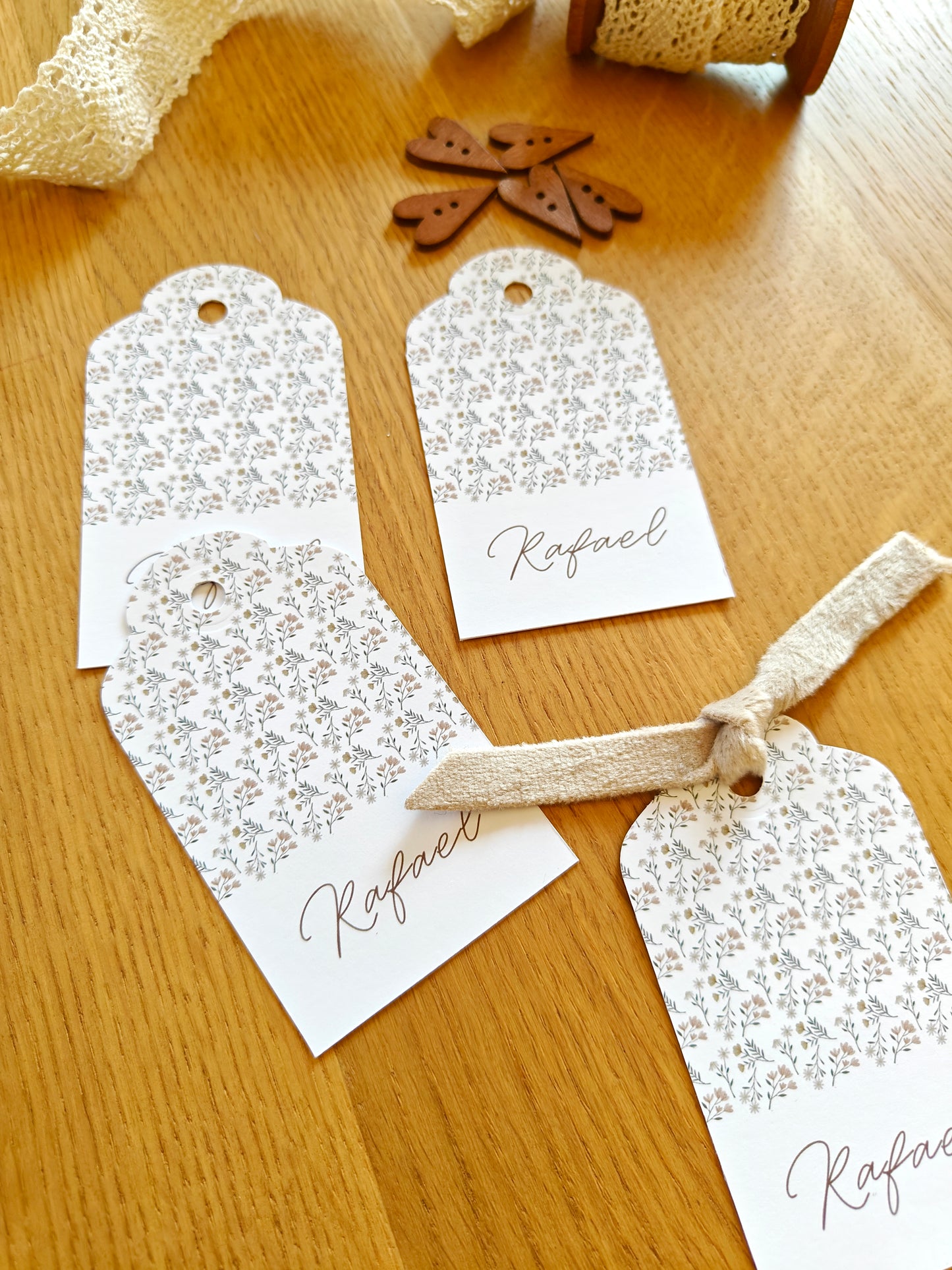 Pack x 15 Etiquetas personalizadas Bautizo COLECCIÓN BARI