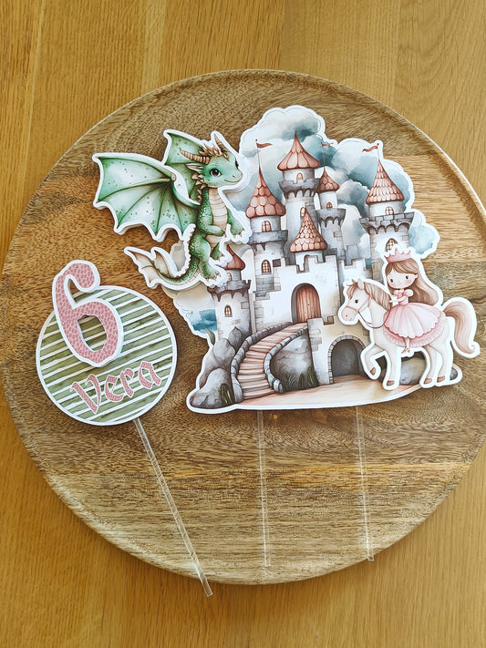 Topper tarta x2 personalizados Festejos y cumpleaños