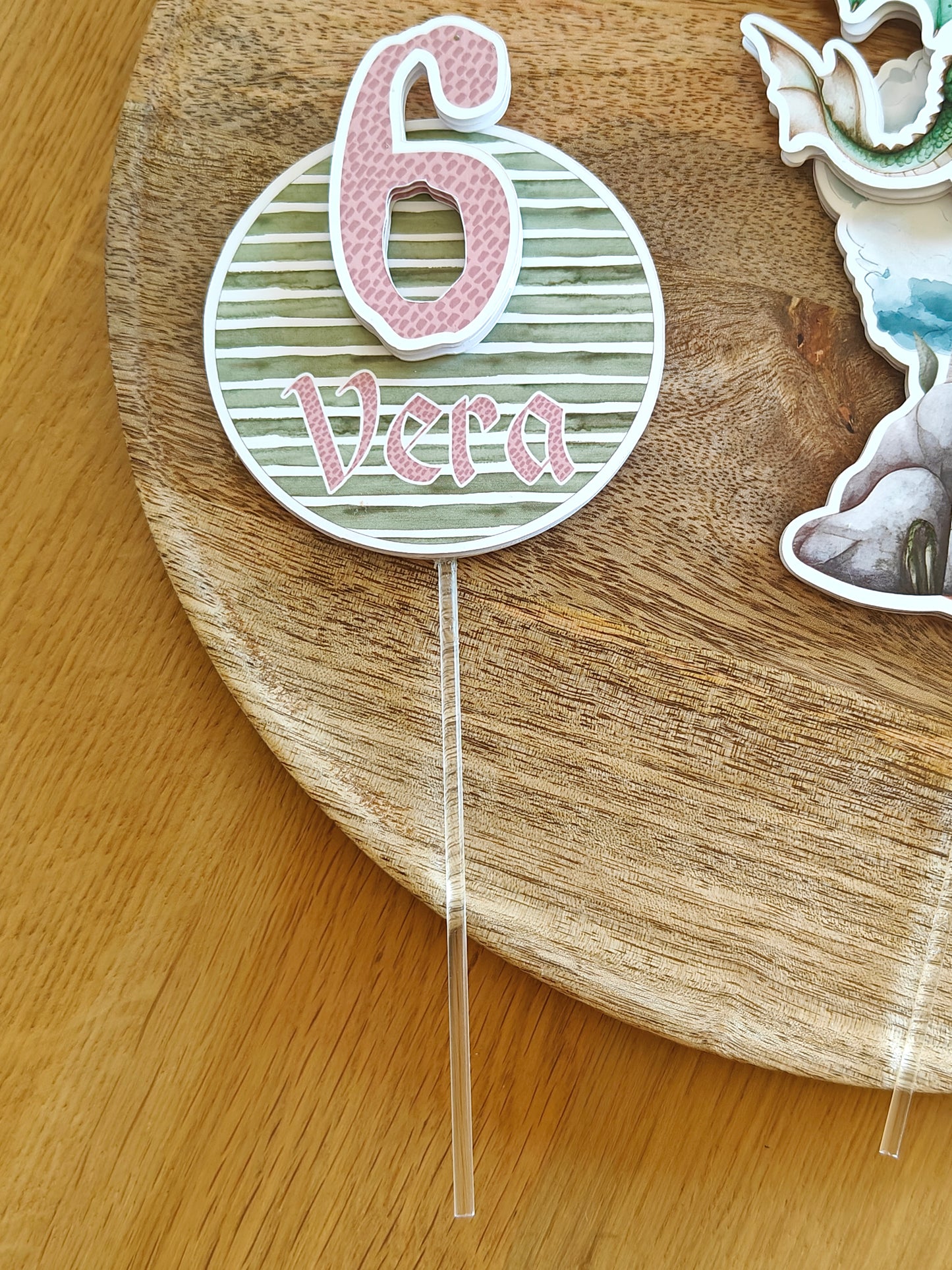 Topper tarta x2 personalizados Festejos y cumpleaños