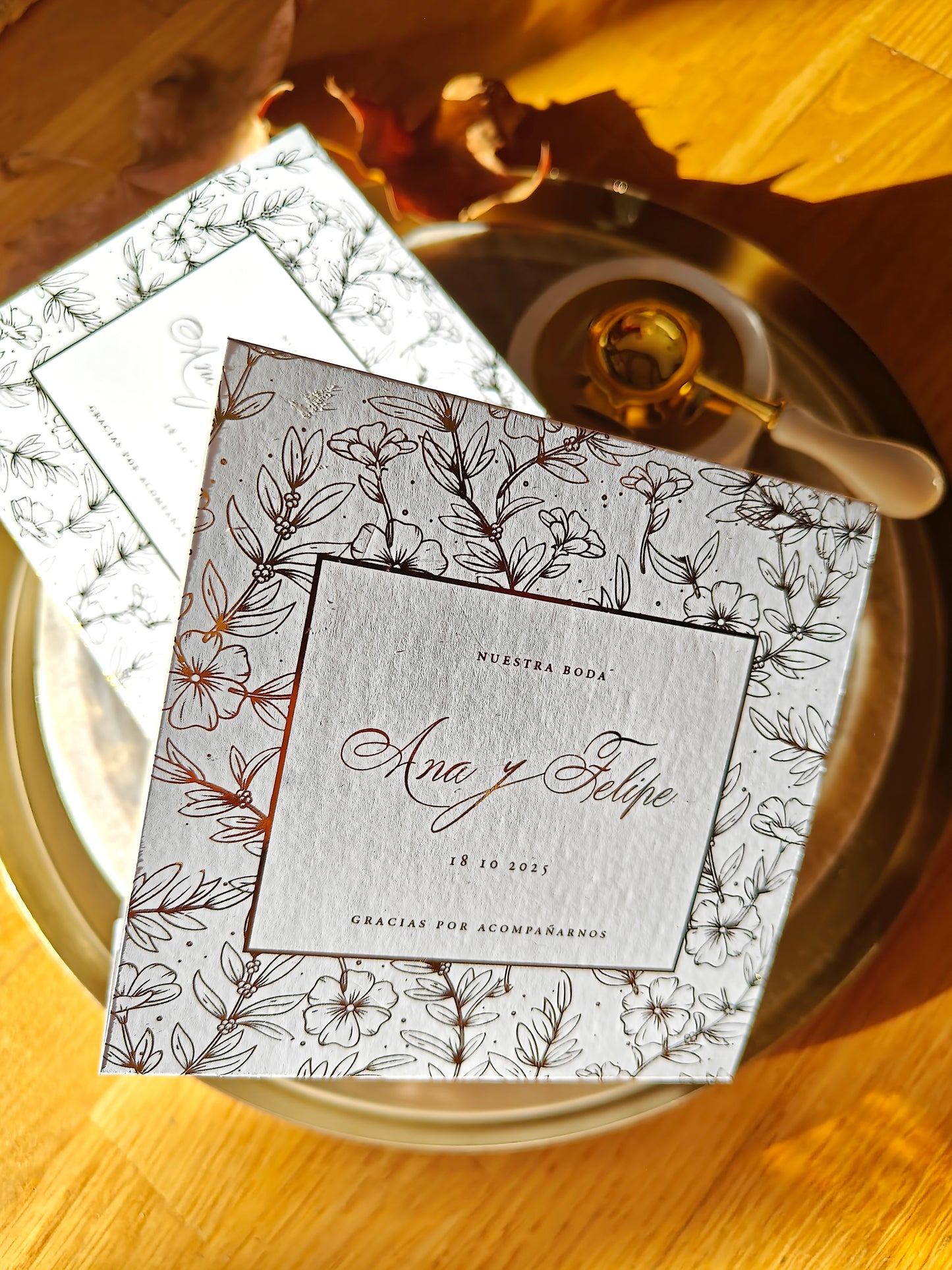 Caja / empaque personalizada Bodas