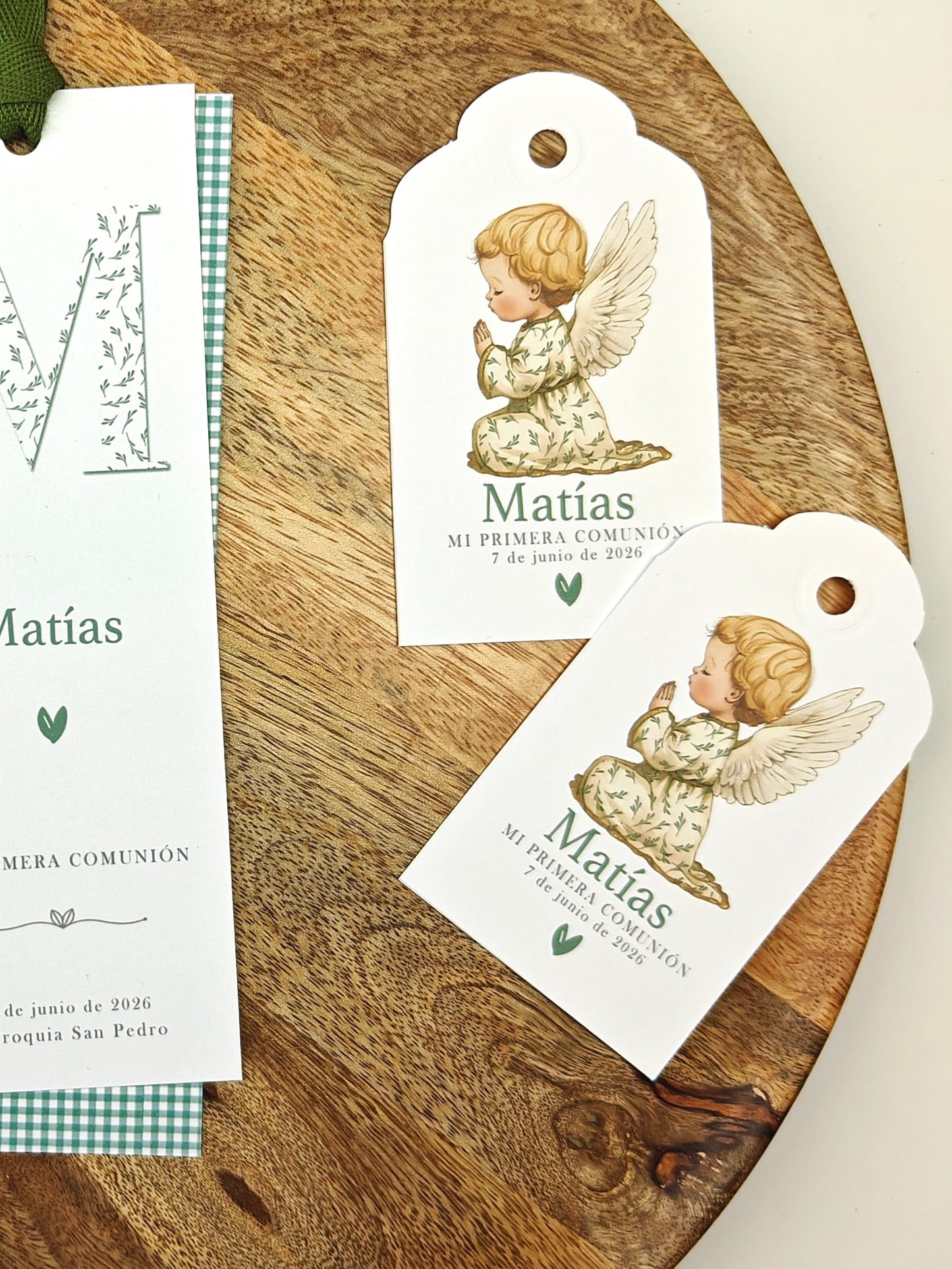 Pack Etiquetas personalizadas Comunión COLECCIÓN ANGELITO NIÑO (NEW)