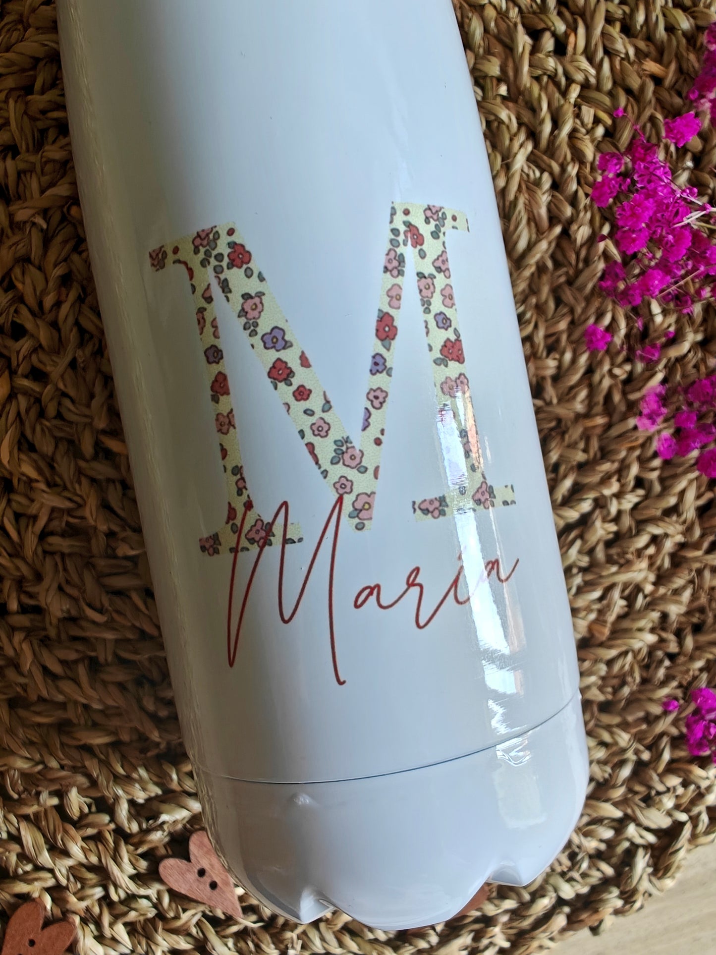 Botella térmica 700ml personalizada Comunión COLECCIÓN VIRGENCITA INICIAL