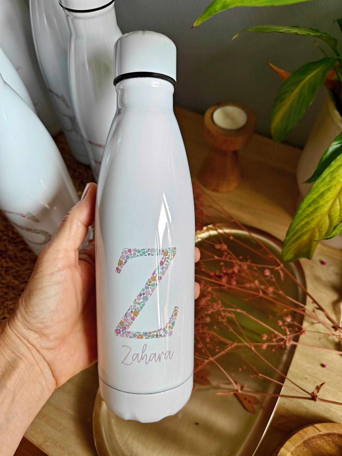 Botella térmica 700ml personalizada Comunión COLECCIÓN VIRGENCITA INICIAL (niña)