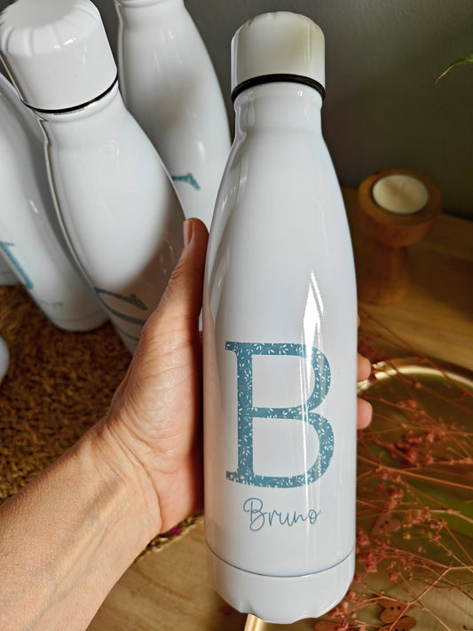 Botella térmica 700ml personalizada Comunión COLECCIÓN VIRGENCITA INICIAL (niño)