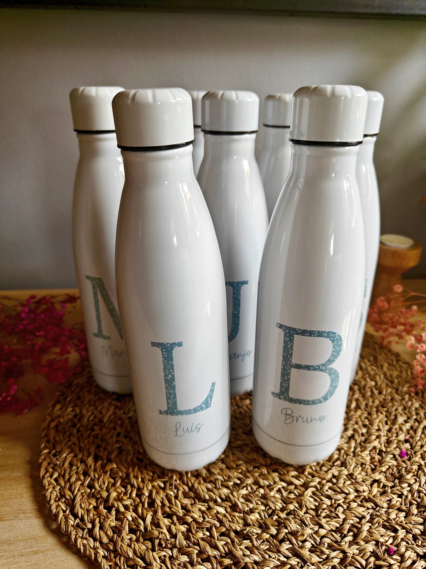 Botella térmica 700ml personalizada Comunión COLECCIÓN VIRGENCITA INICIAL (niño)