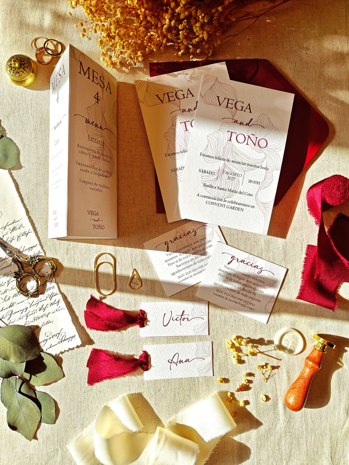 PLACE CARD COLECCIÓN LINE
