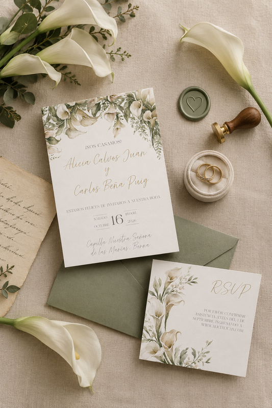 INVITACIÓN BODA / COLECCIÓN CALAS