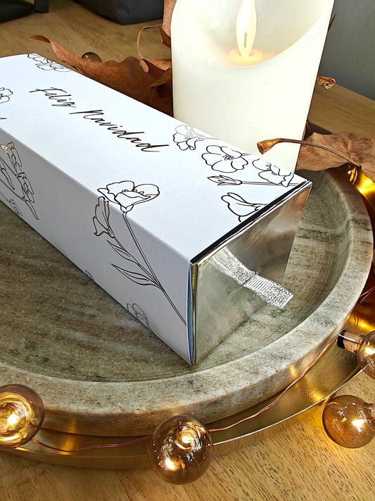 Caja rectangular deslizable personalizada Navidad
