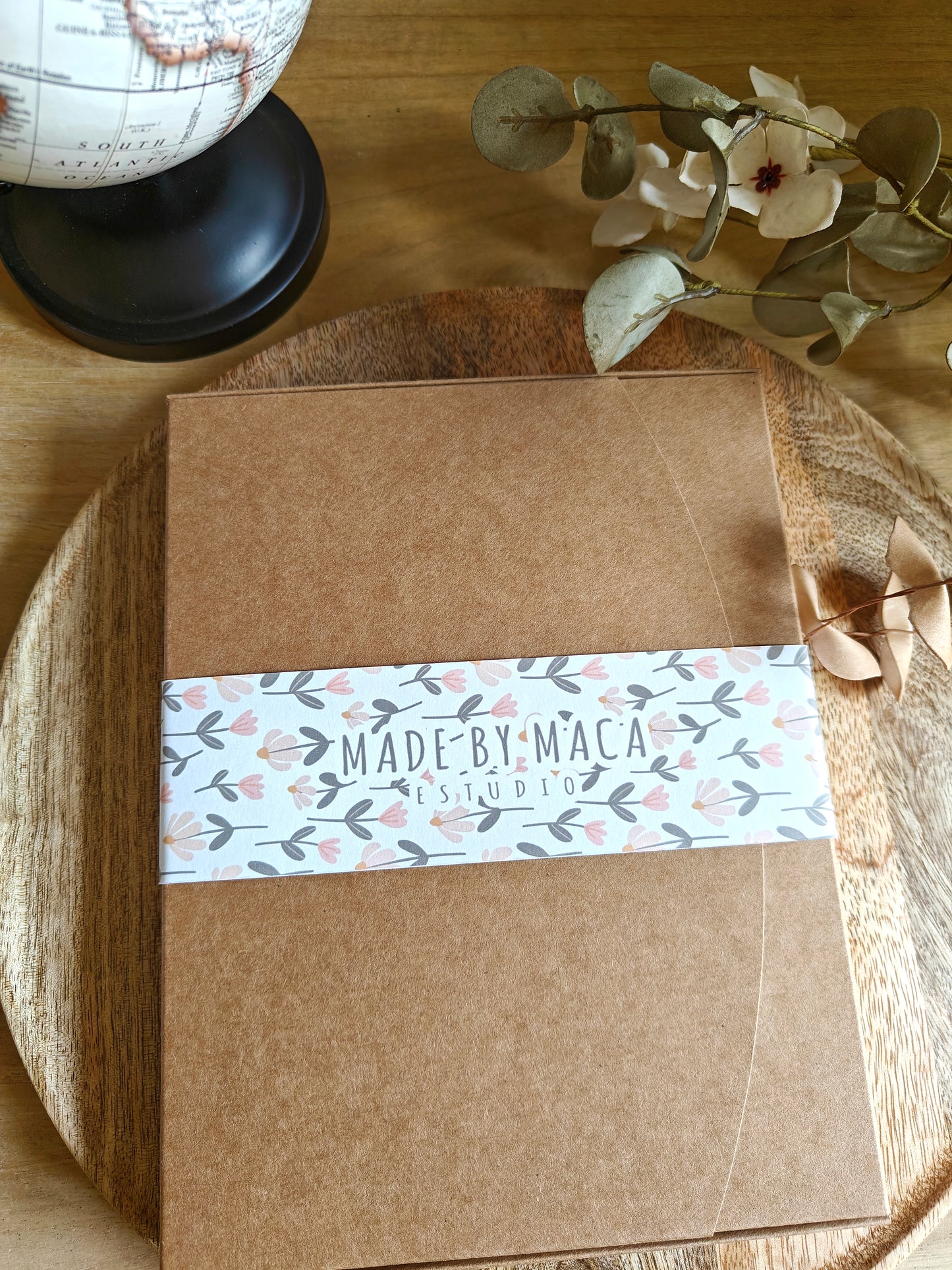 Caja para Fotos con faja personalizada (autoarmable)