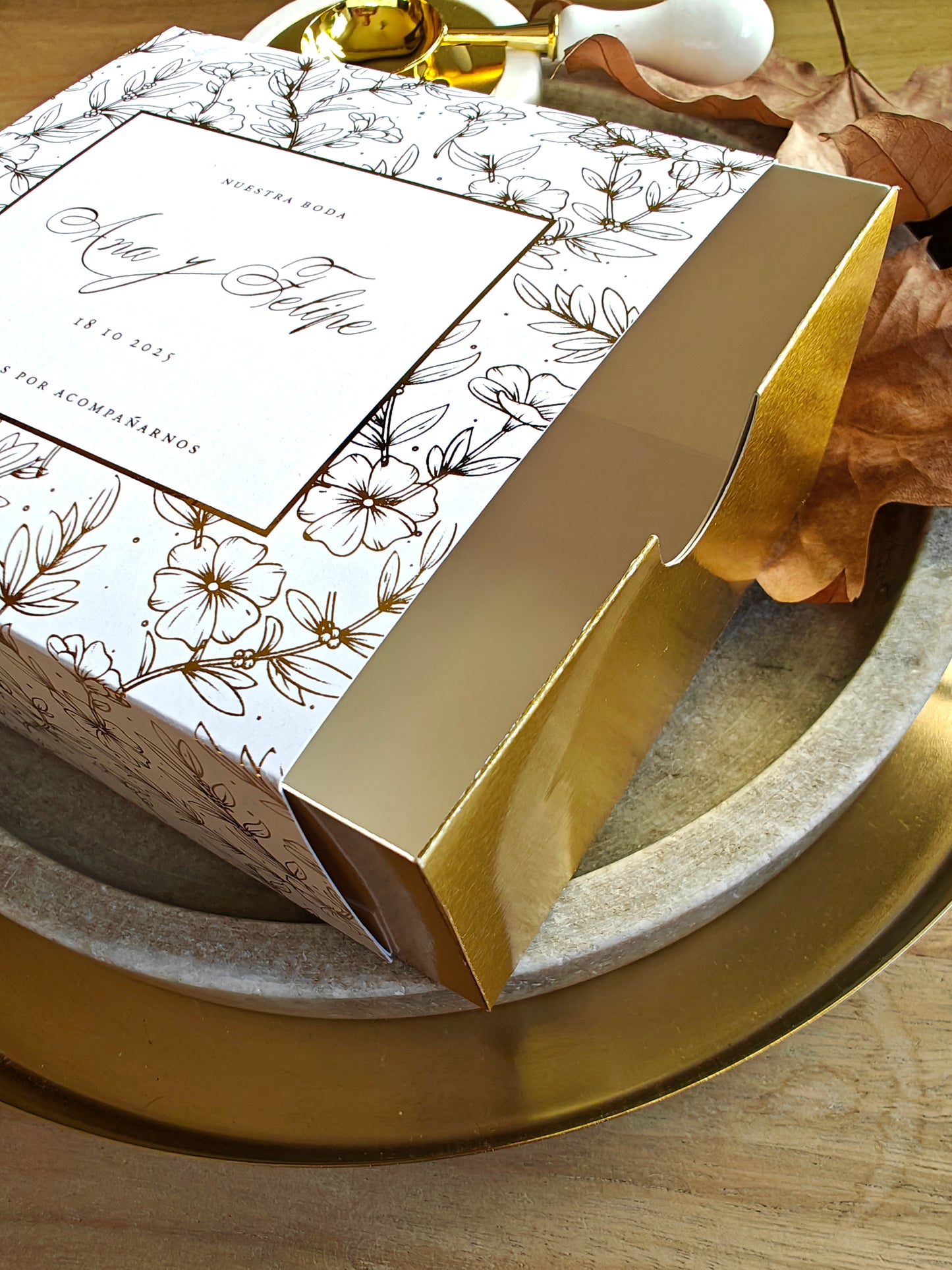 Caja / empaque personalizada Bodas