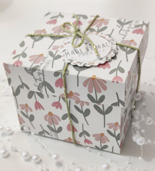 caja para cookies, chuches  o detalles pequeños para regalos