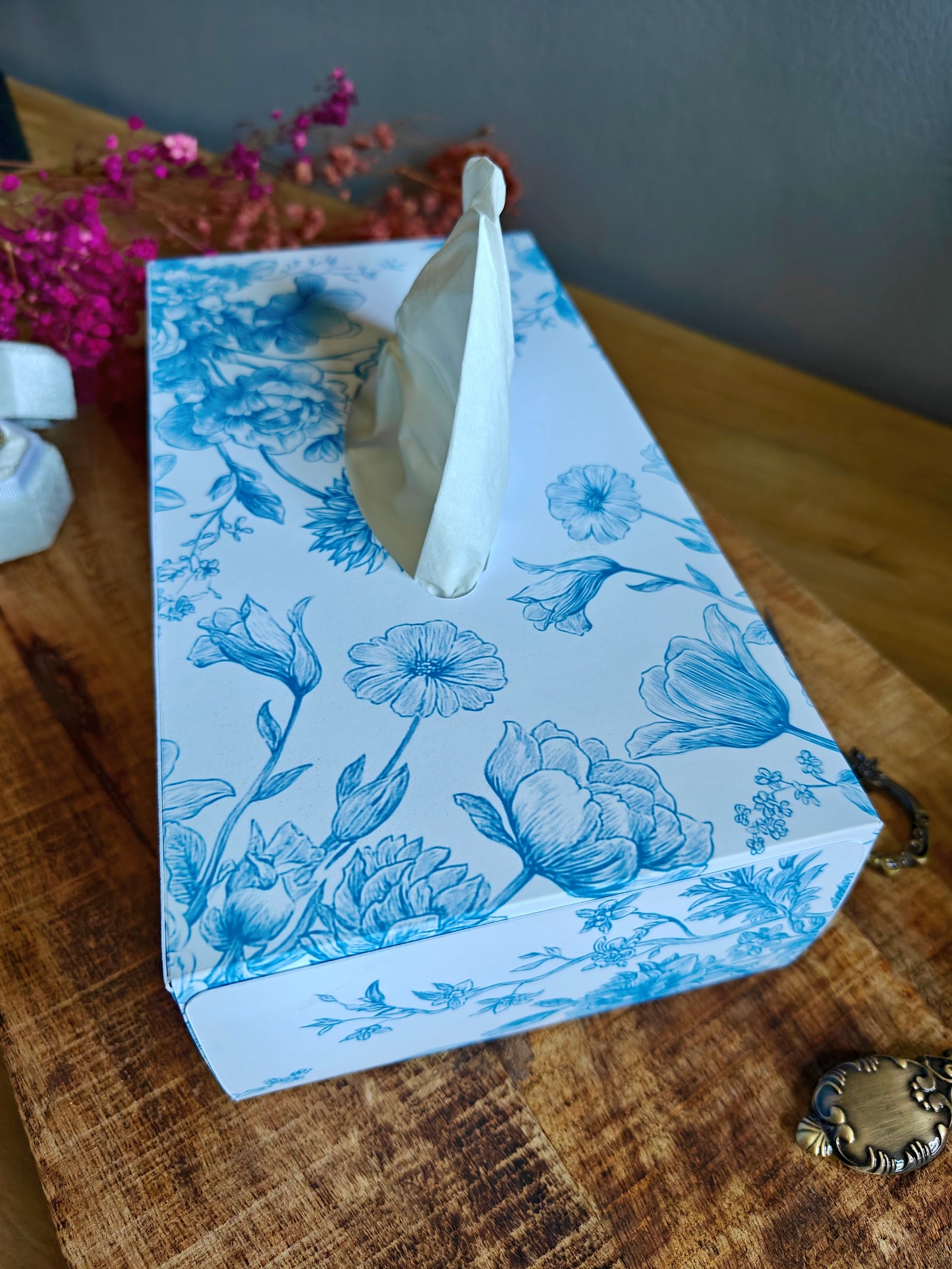 Caja para pañuelos personalizada