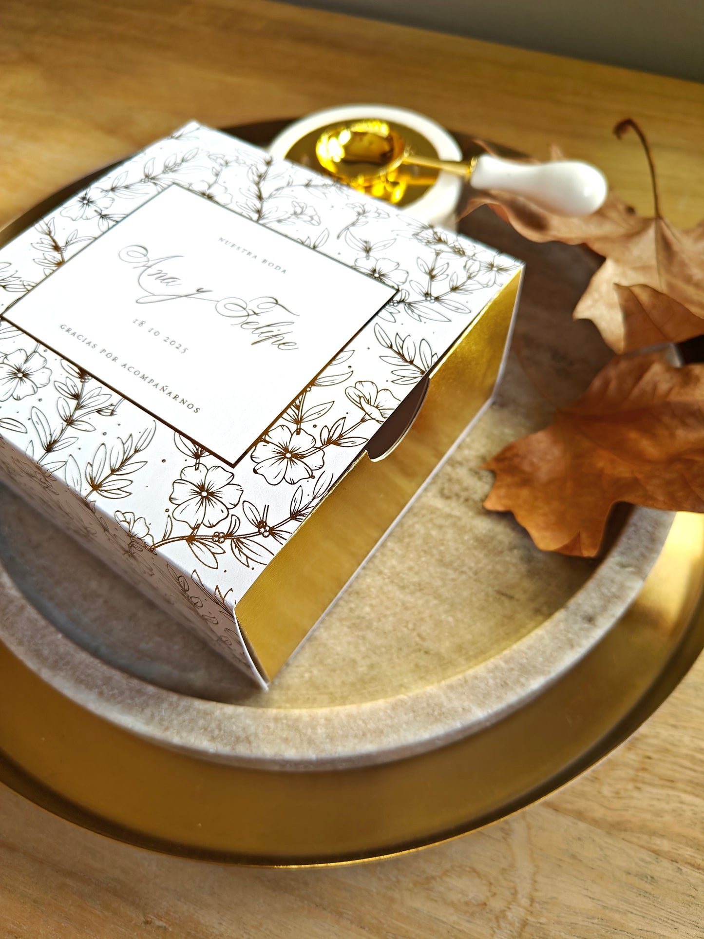Caja / empaque personalizada Bodas