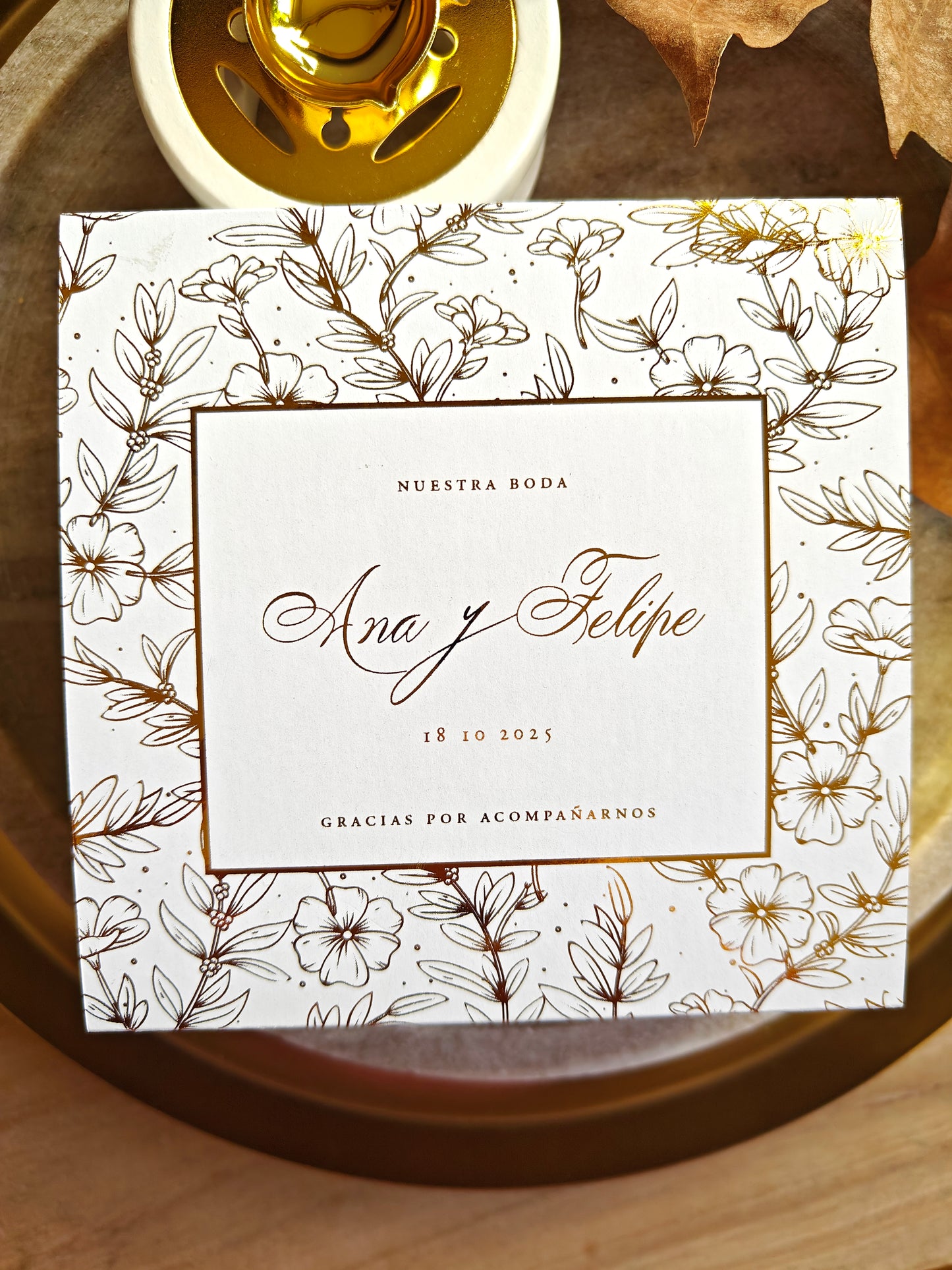 Caja / empaque personalizada Bodas