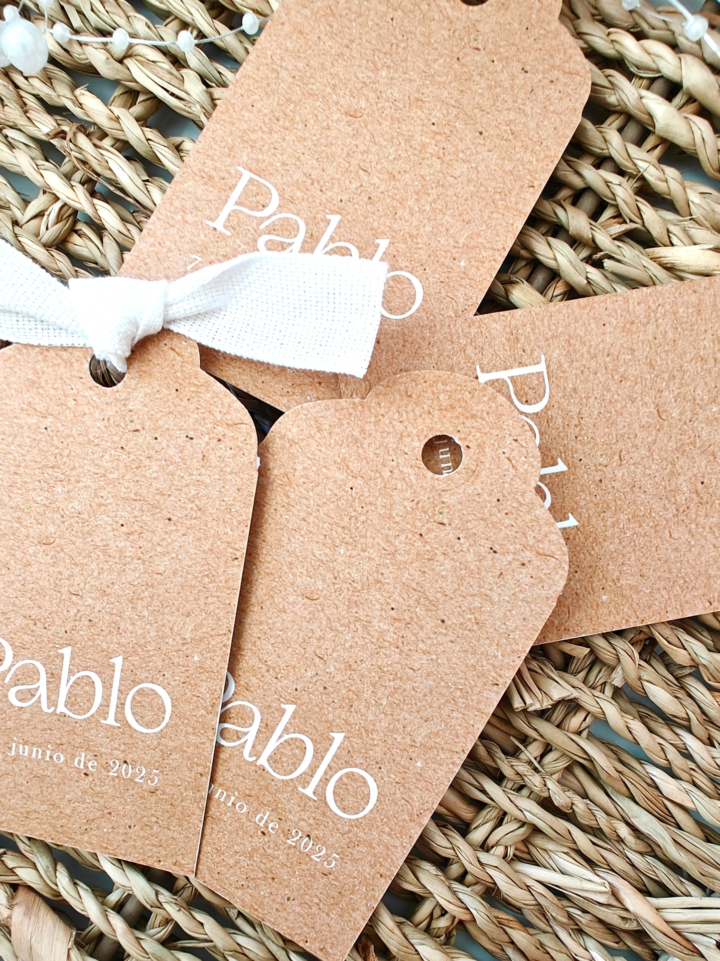 Pack x 15 Etiquetas personalizadas Comunión COLECCIÓN BALÓN CESTO