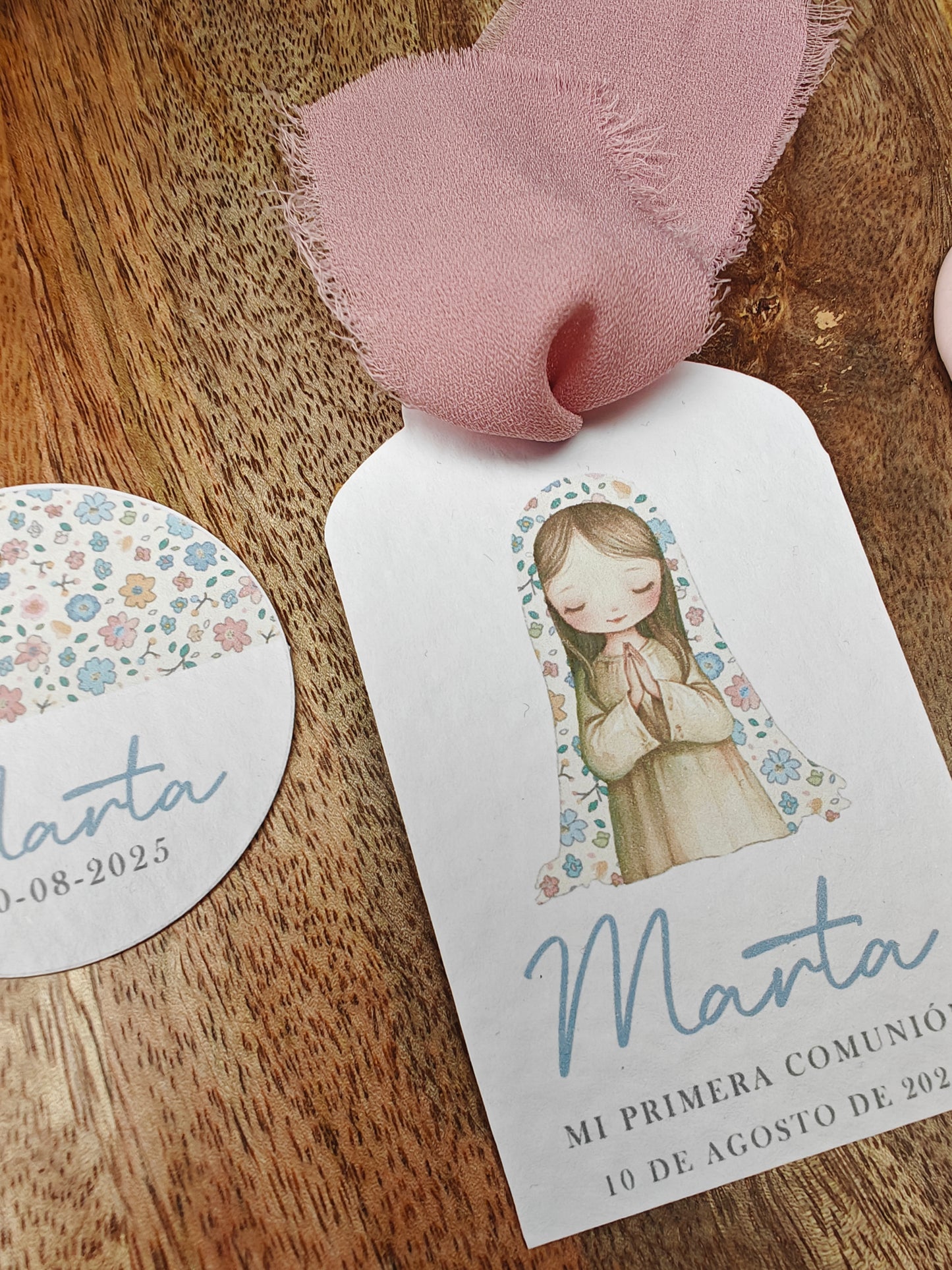 Pack Etiquetas personalizadas Comunión COLECCIÓN VIRGENCITA (NEW)