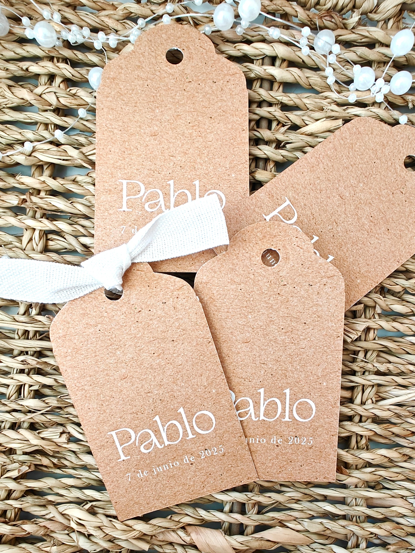 Pack x 15 Etiquetas personalizadas Comunión COLECCIÓN BALÓN CESTO