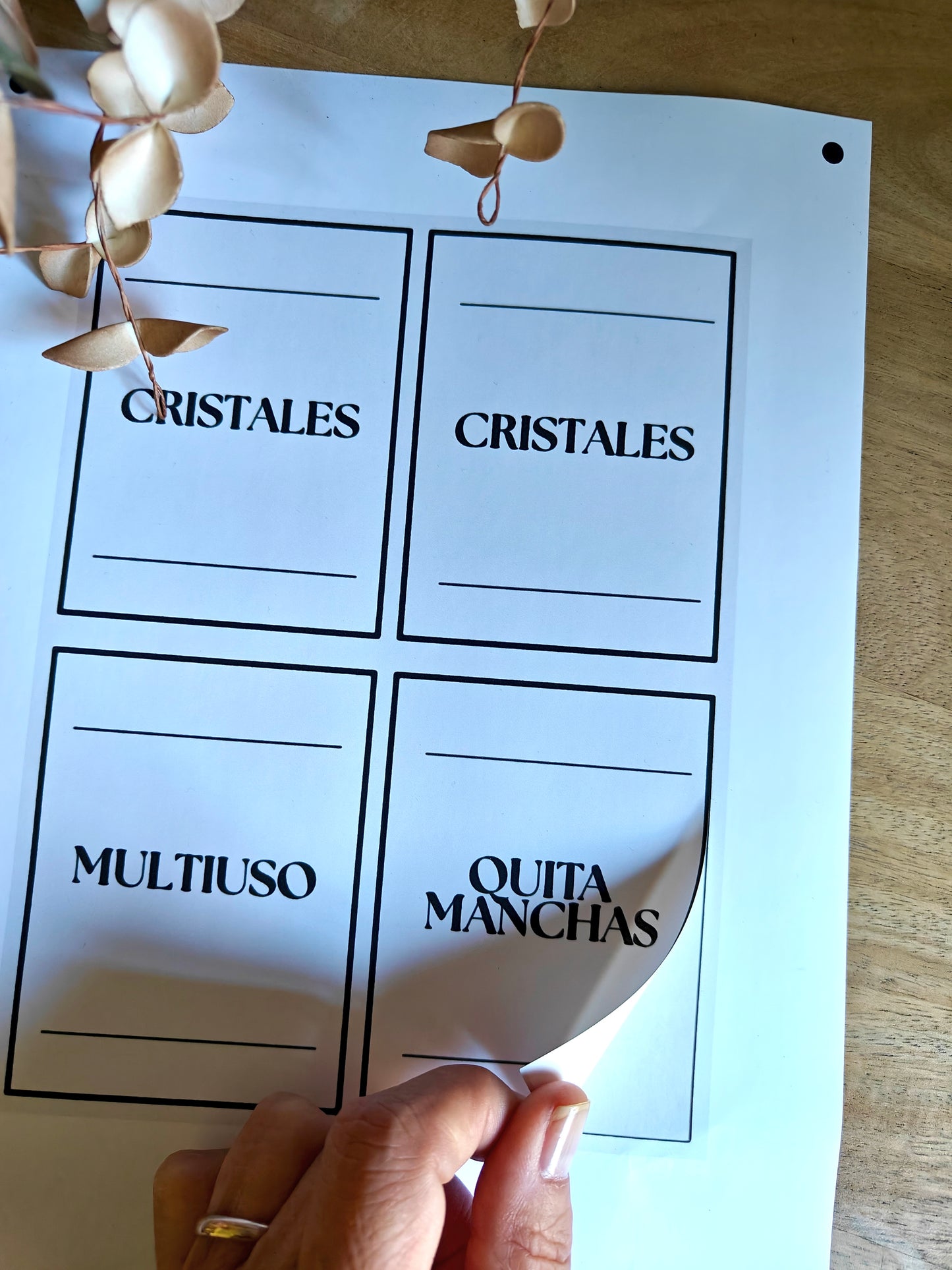 Etiquetas autoadhesivas vinilo water proof