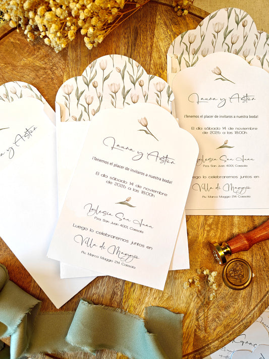 INVITACION BODA /  COLECCIÓN MANAROLA