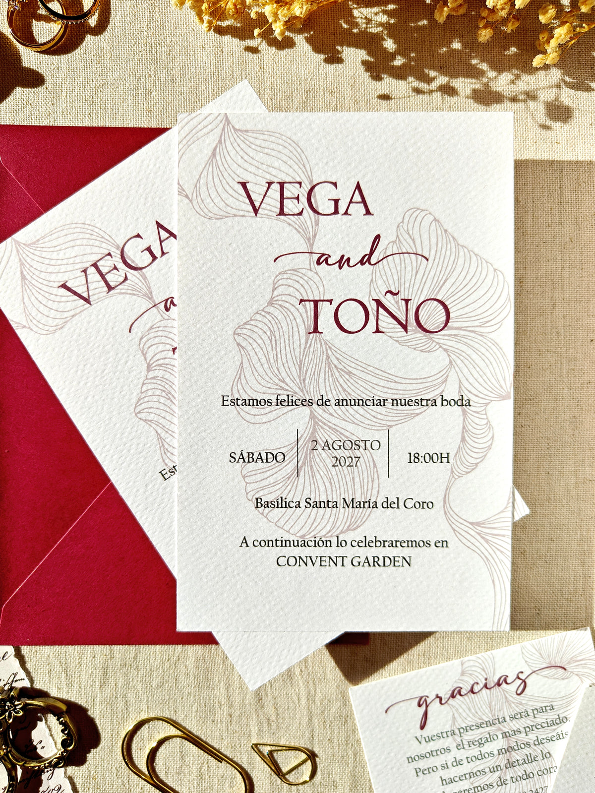 INVITACIÓN BODA / COLECCIÓN LINE
