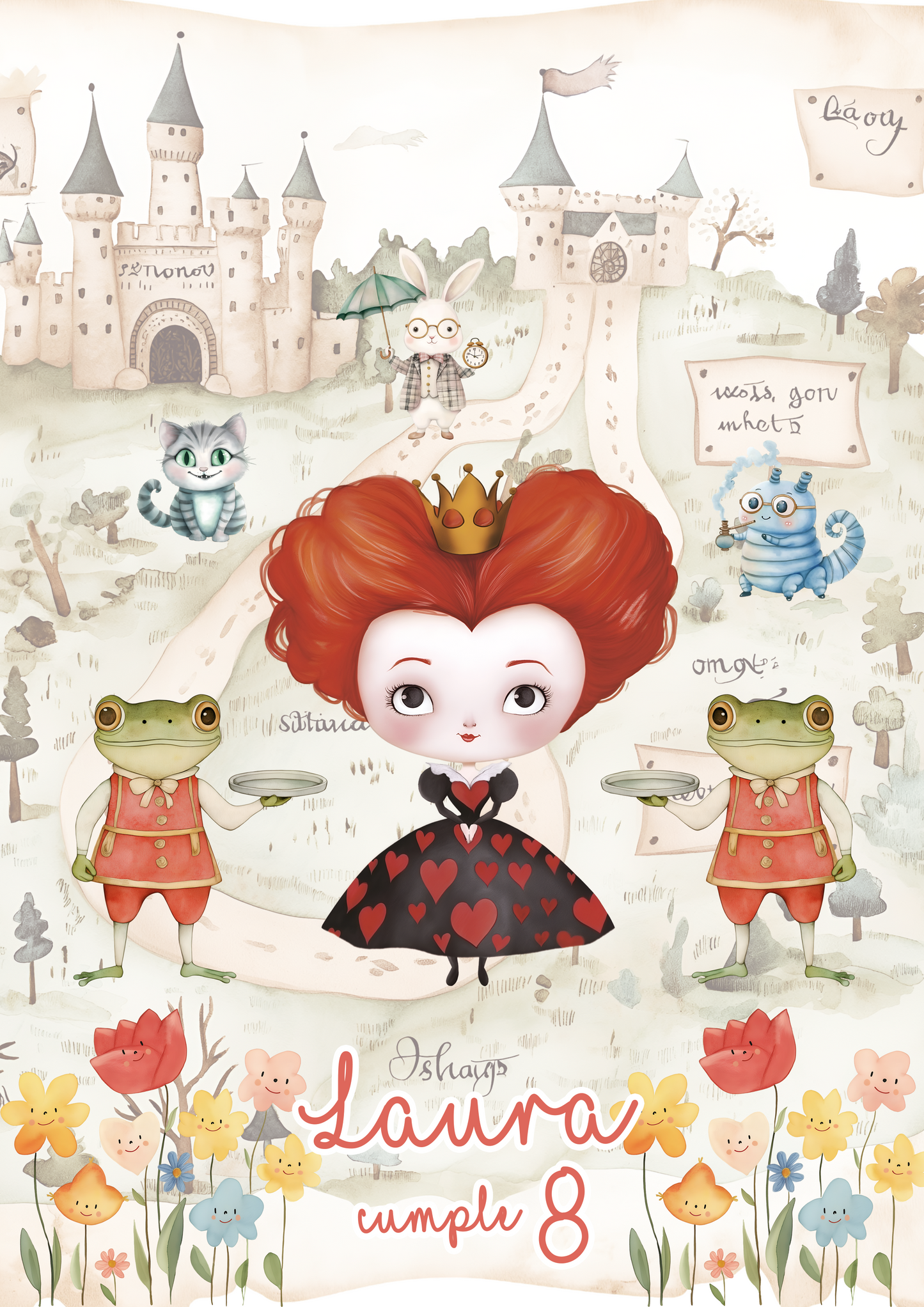 Pack Imprimible, hazlo en casa!! Archivo digital. COLECCIÓN ALICE IN WONDERLAND