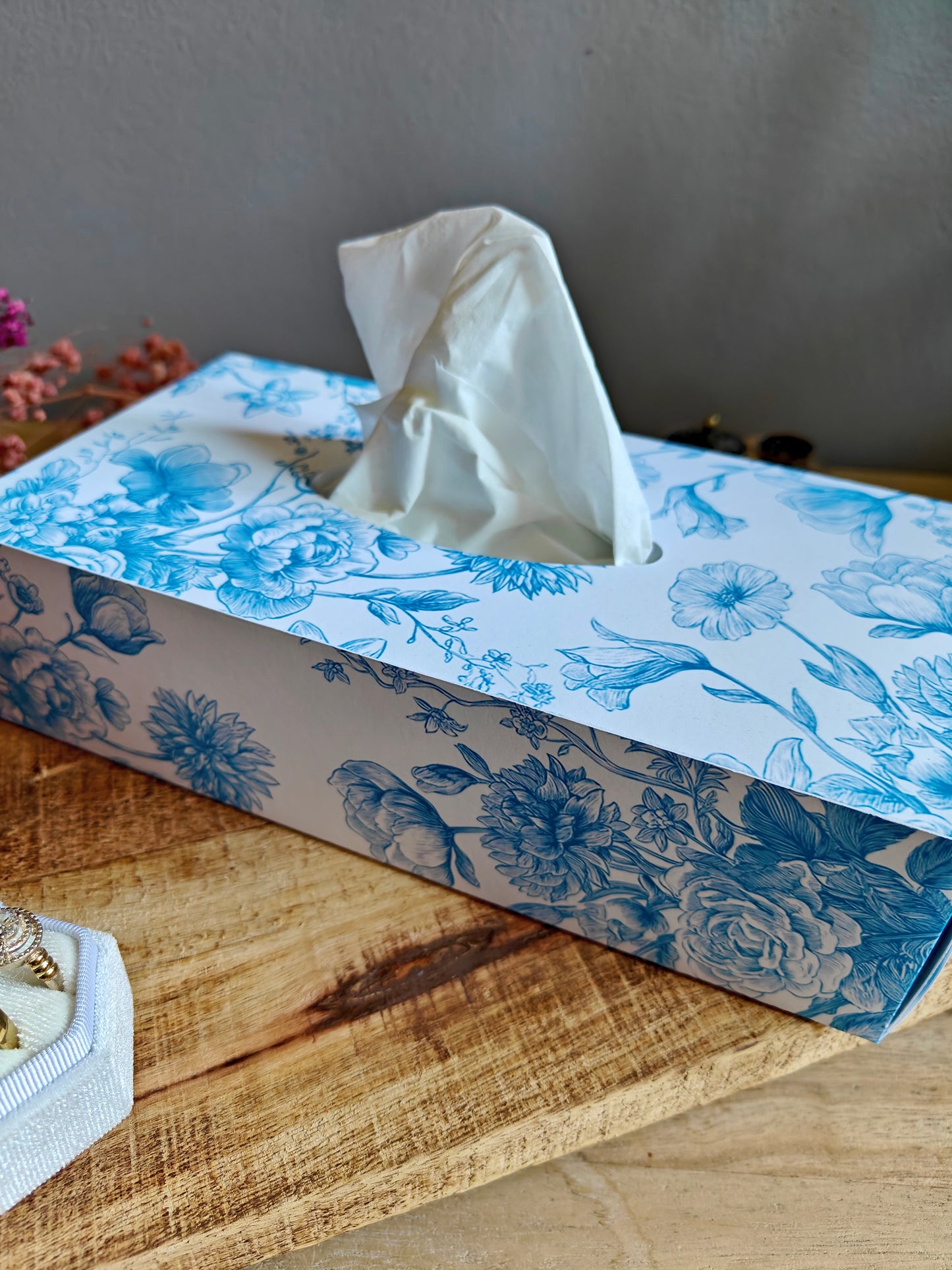 Caja para pañuelos personalizada