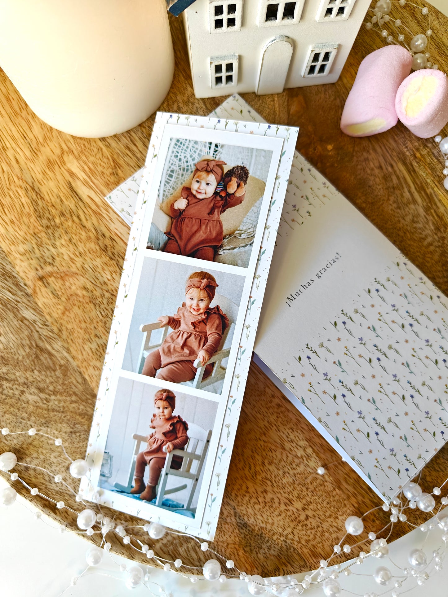 Recordatorio con foto personalizado Bautizo COLECCIÓN ACUARELAS