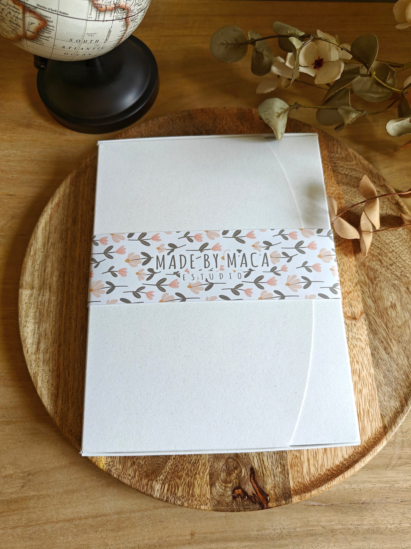 Caja para Fotos con faja personalizada (autoarmable)