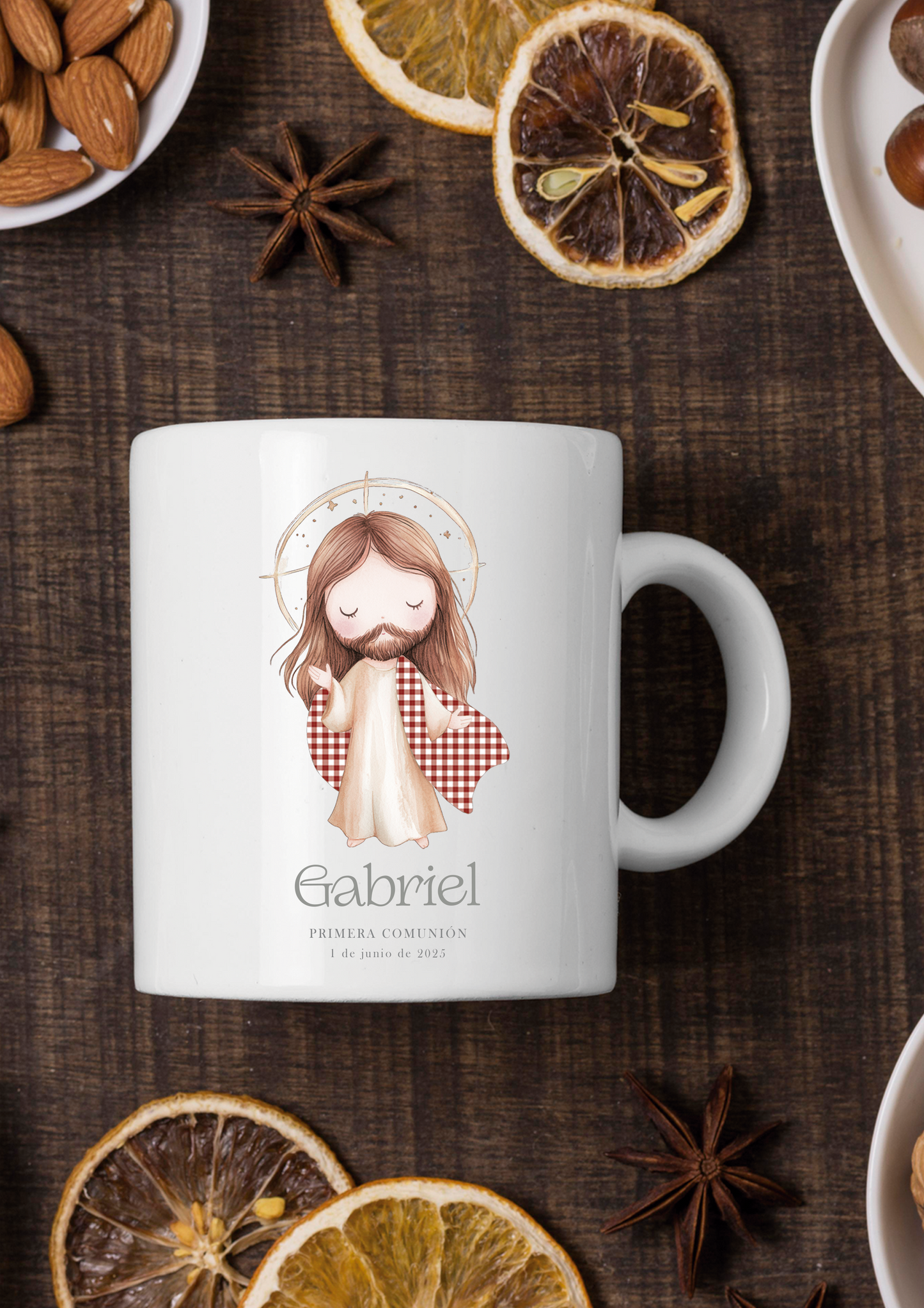 Taza loza personalizada Primera Comunión COLECCIÓN NIÑITO JESÚS