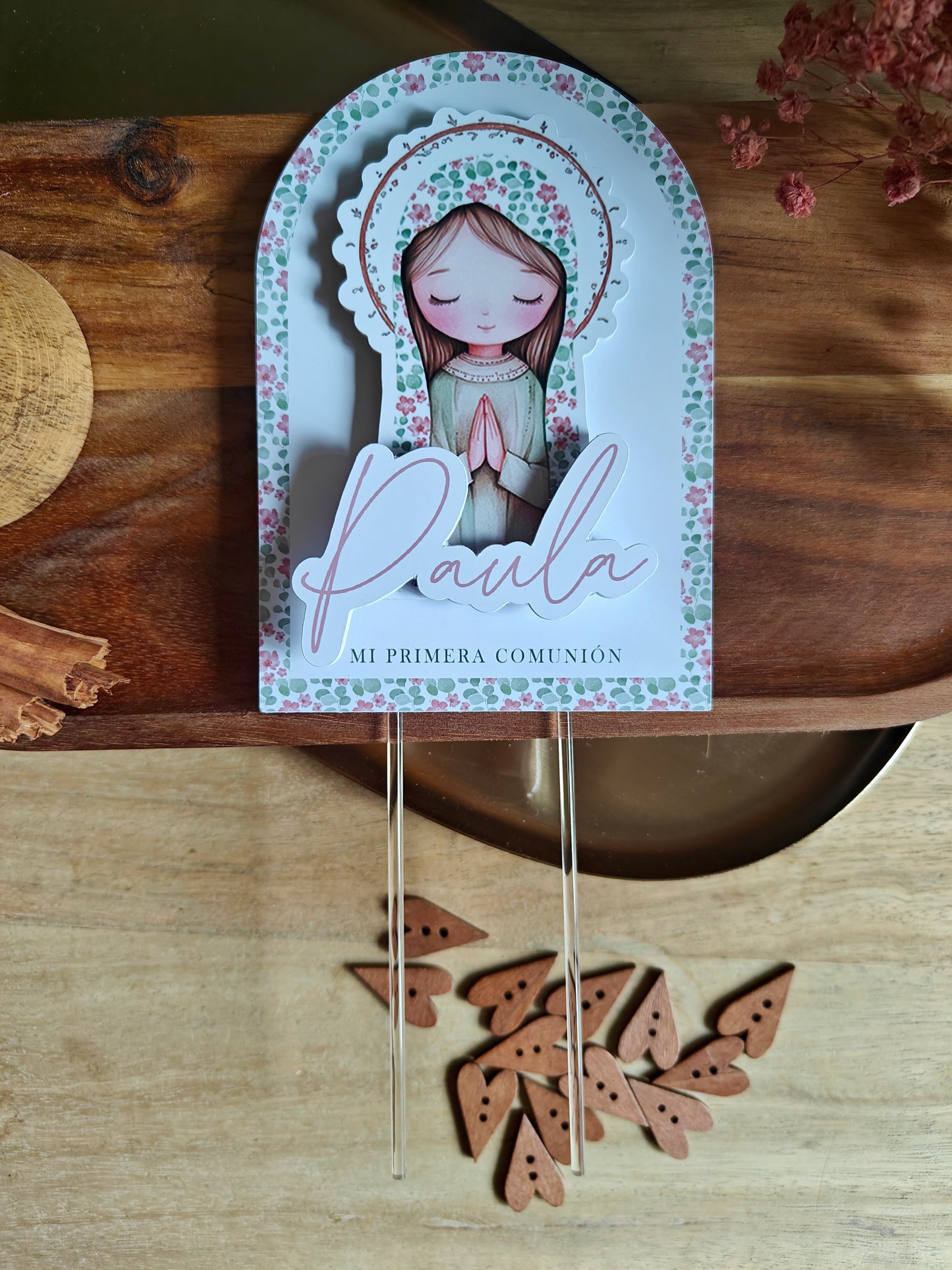 Topper tarta Comunión COLECCIÓN VIRGENCITA