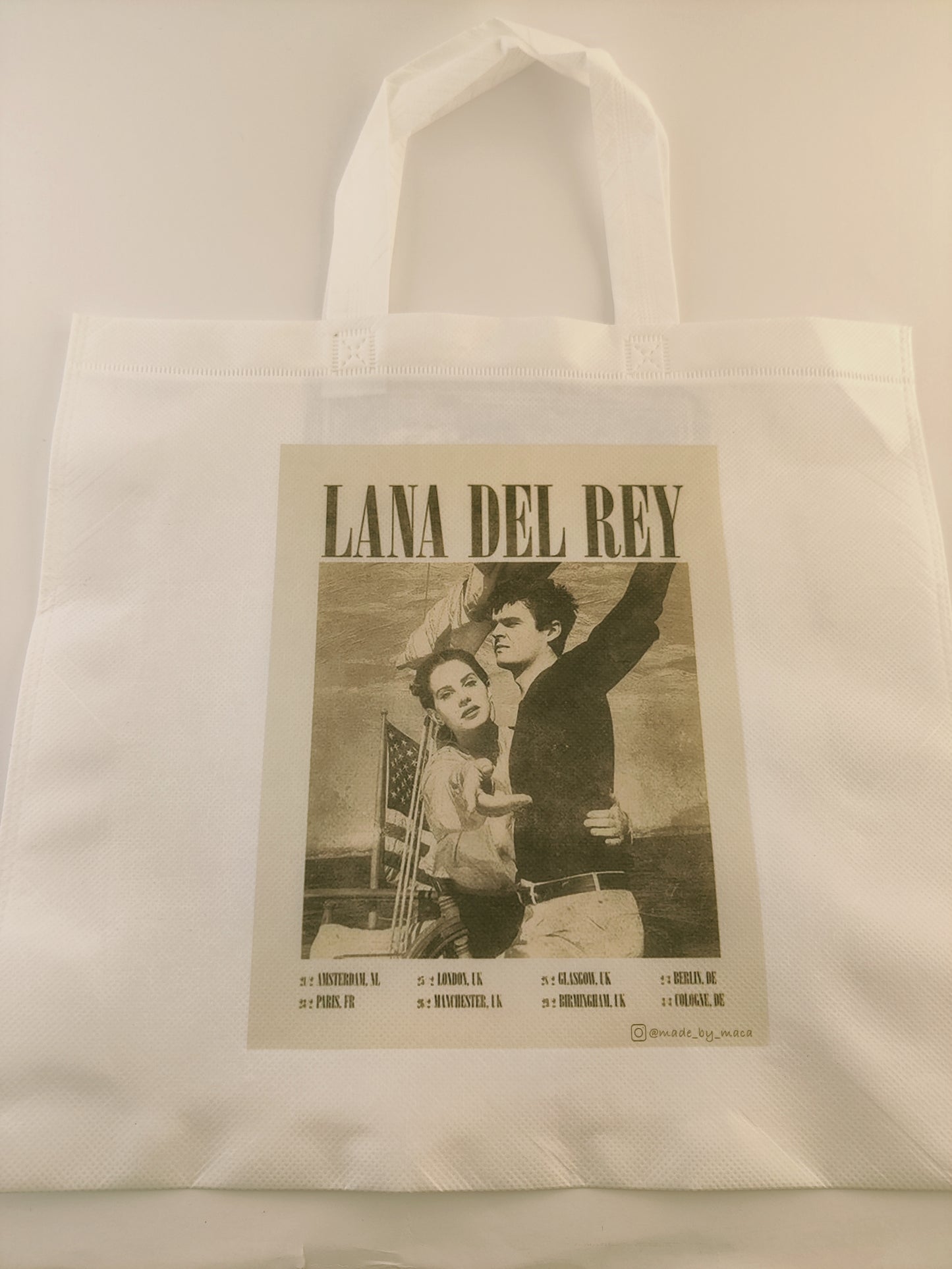 Tote imitación tela personalizado Festejos y cumpleaños